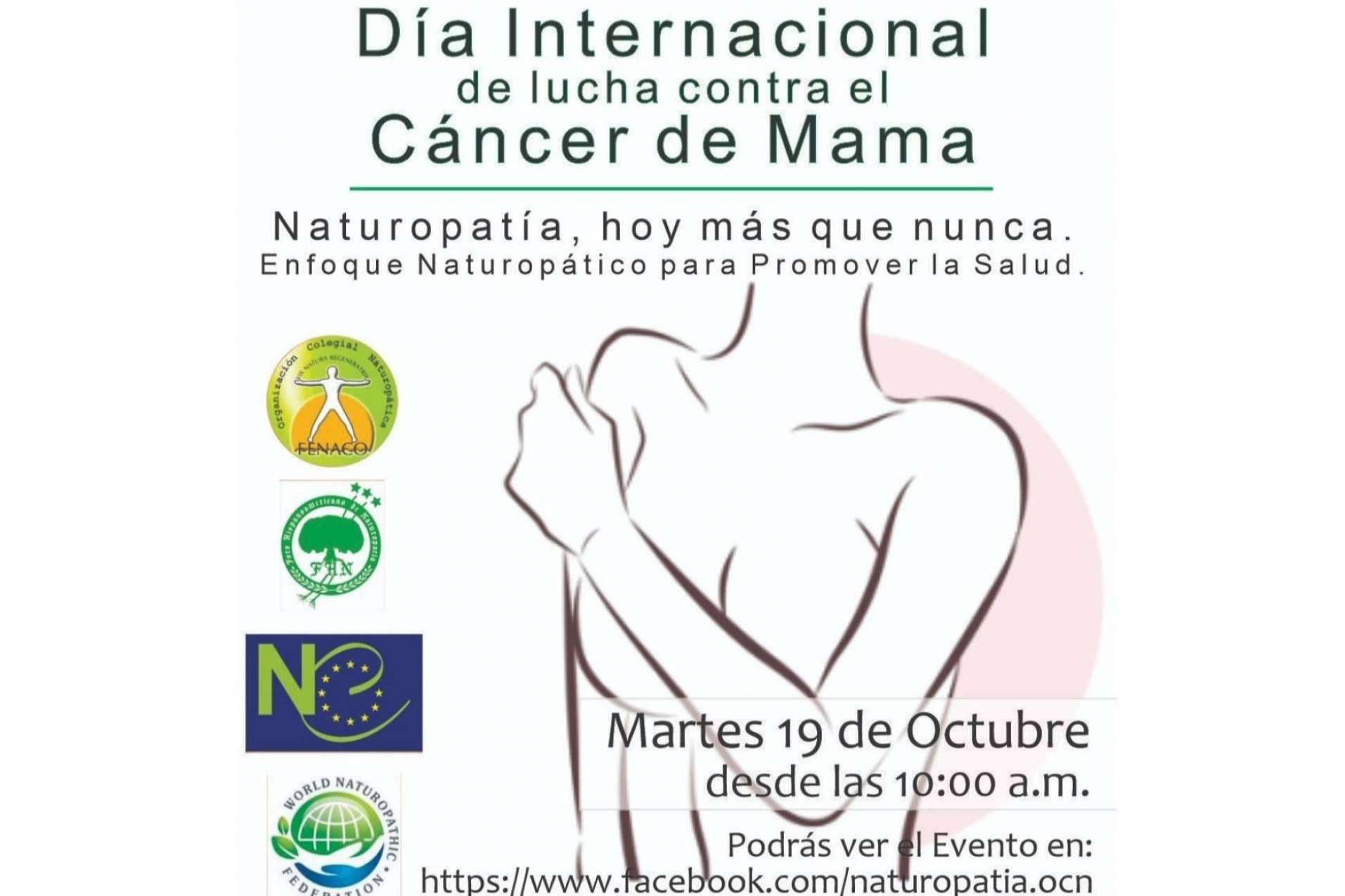 'Visión Naturopática en apoyo a la mujer en el día Internacional del Cáncer de Mama'. Naturopatía, una ciencia que brinda respuestas naturales