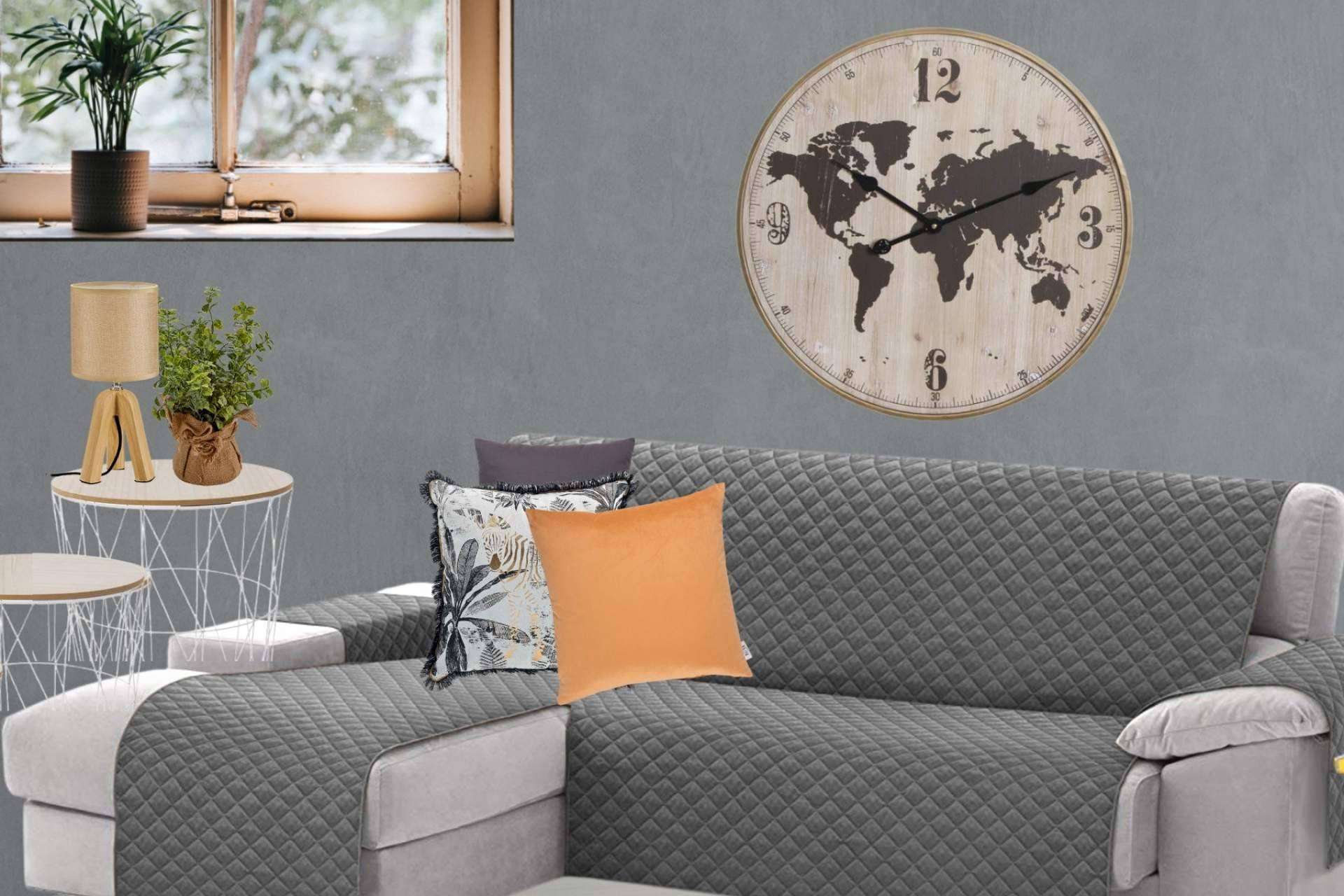 Ambientar el comedor con una combinación de cojines con relleno y fundas de sofá de Iglú Tiendas