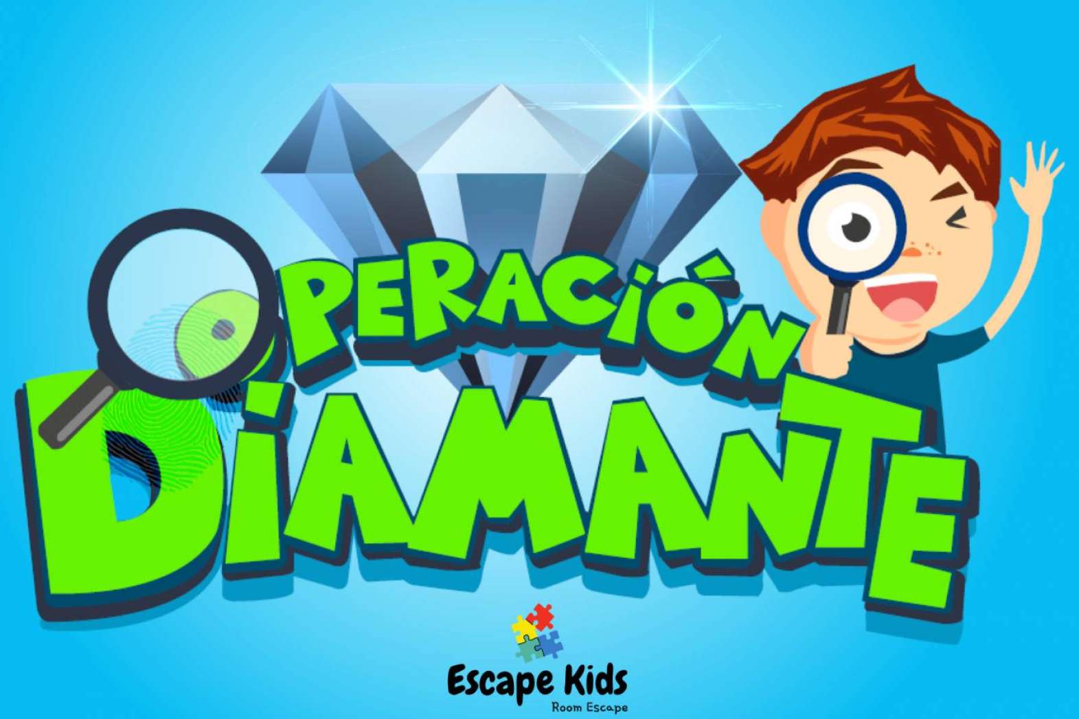 Una de las mejores actividades para celebrar en un aniversario es el juego de Operación Diamante de Escape Kids