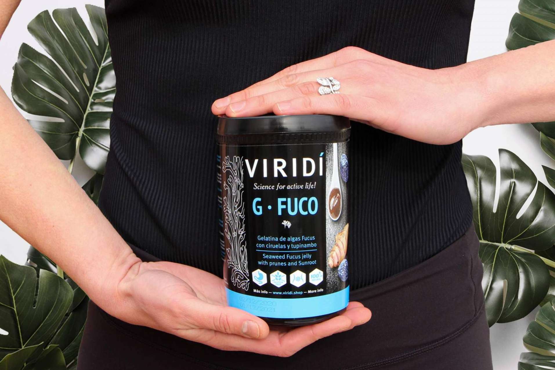 El producto C-Fuco fabricado a base de algas fucus de Laboratorio Viridi