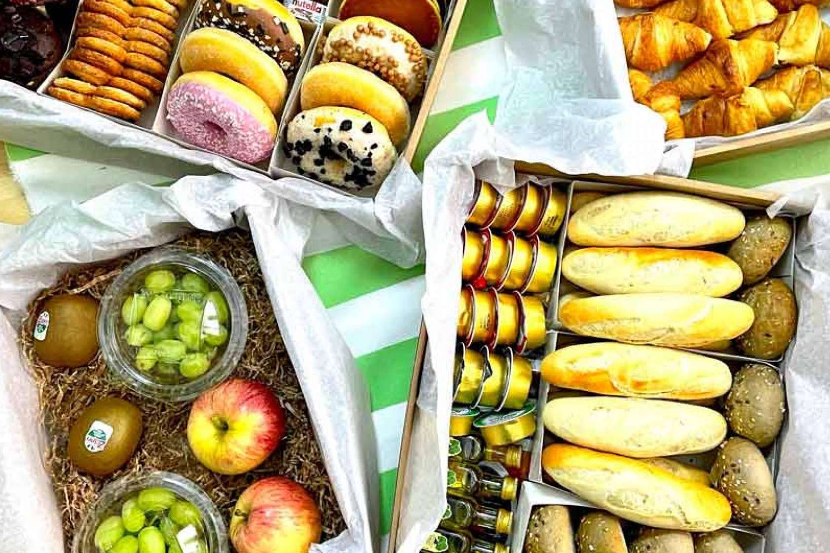 Buen gusto y originalidad en los desayunos a domicilio de la empresa Las Flores No Se Comen