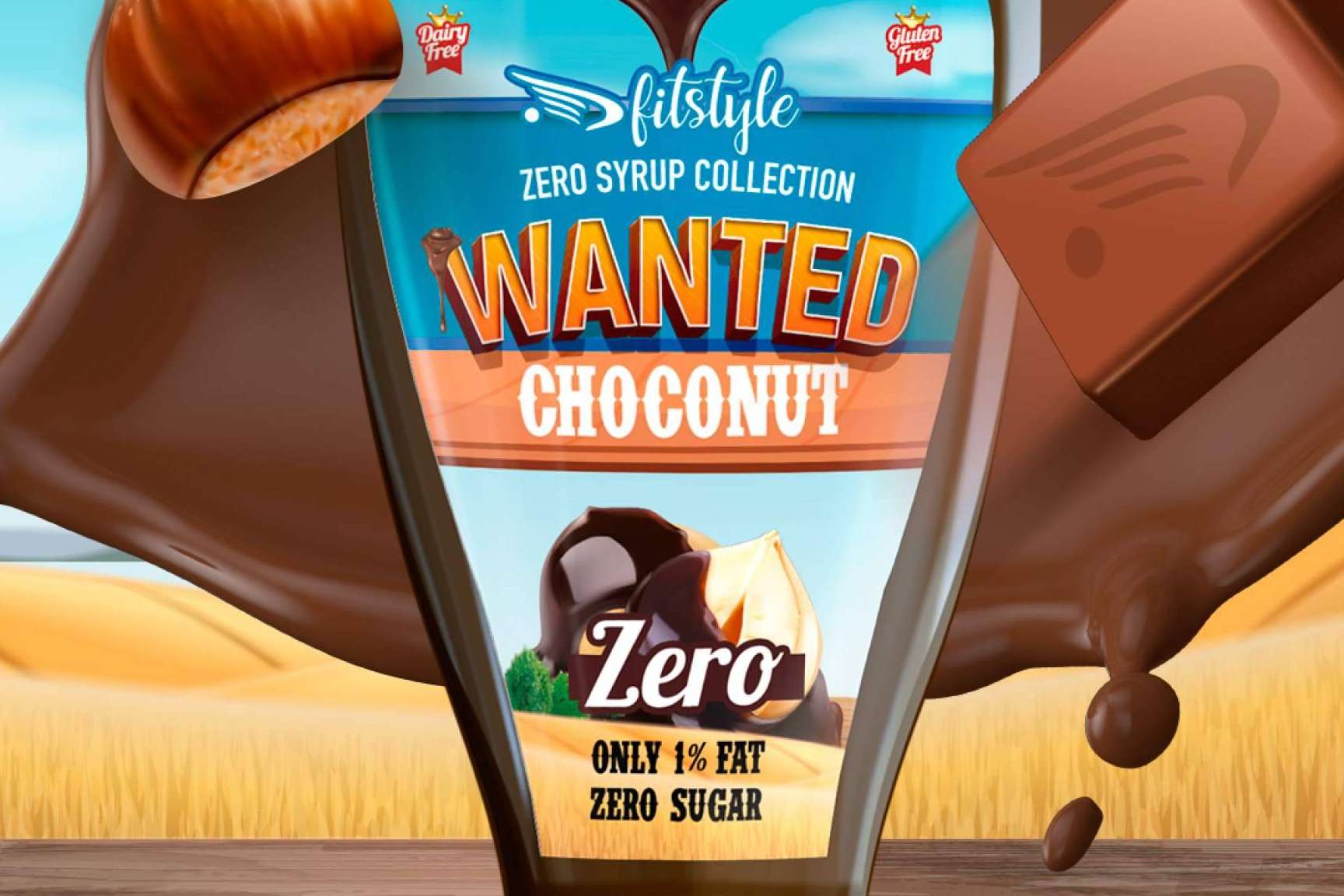 WANTED Zero y 0% WANTED Light, la nueva línea de siropes de FITstore