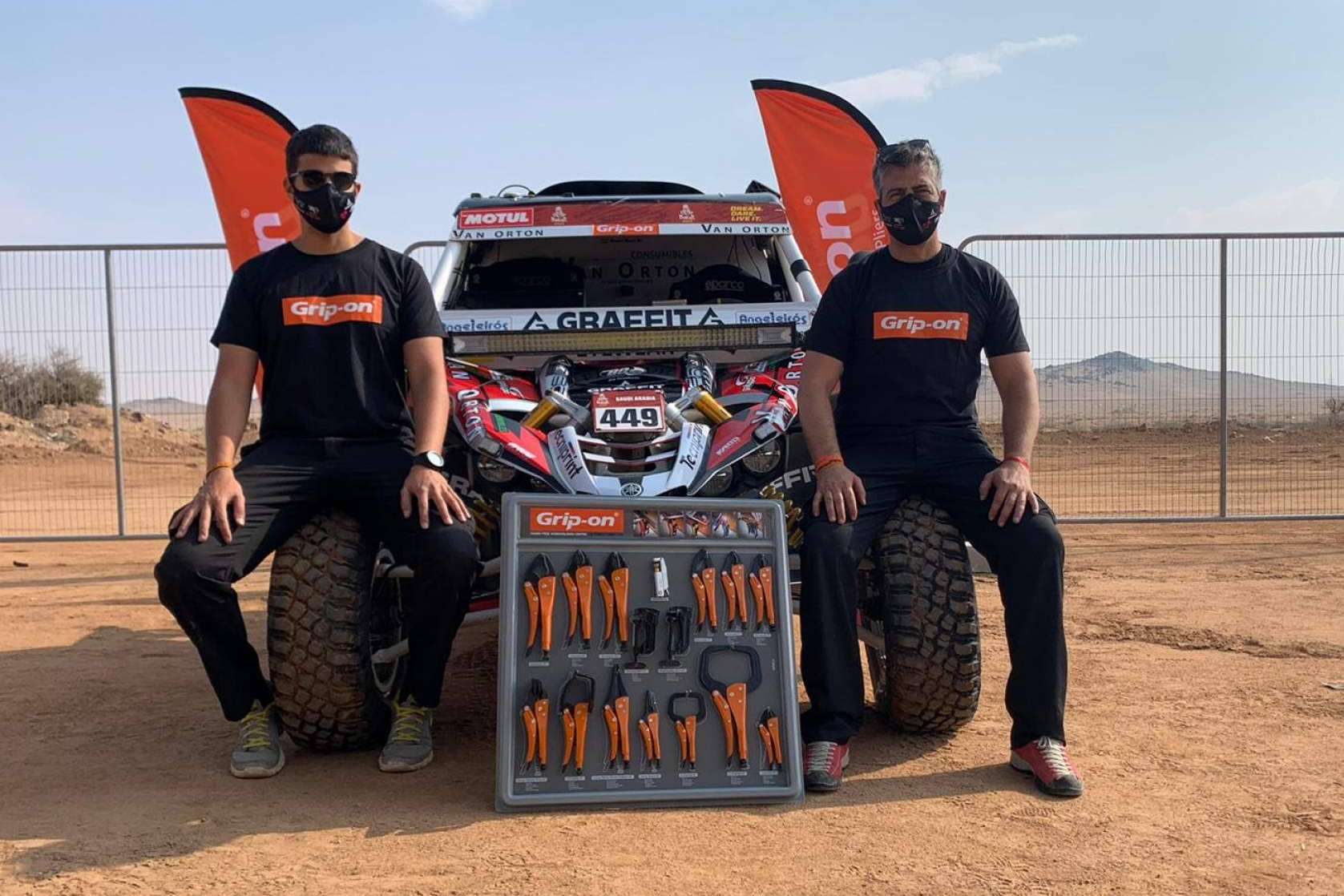 Los abrasivos WinnerFlex de Grip-On y el patrocinio en Dakar 2022