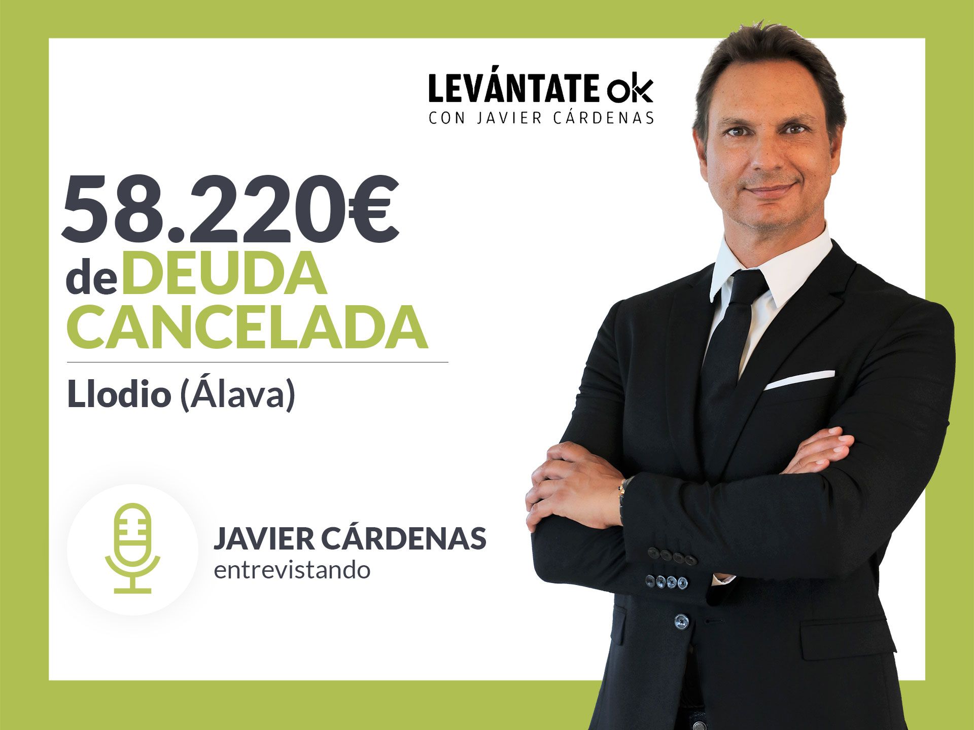 Nueva entrevista de Cárdenas a un cliente de Repara tu Deuda exonerado con la Ley de Segunda Oportunidad