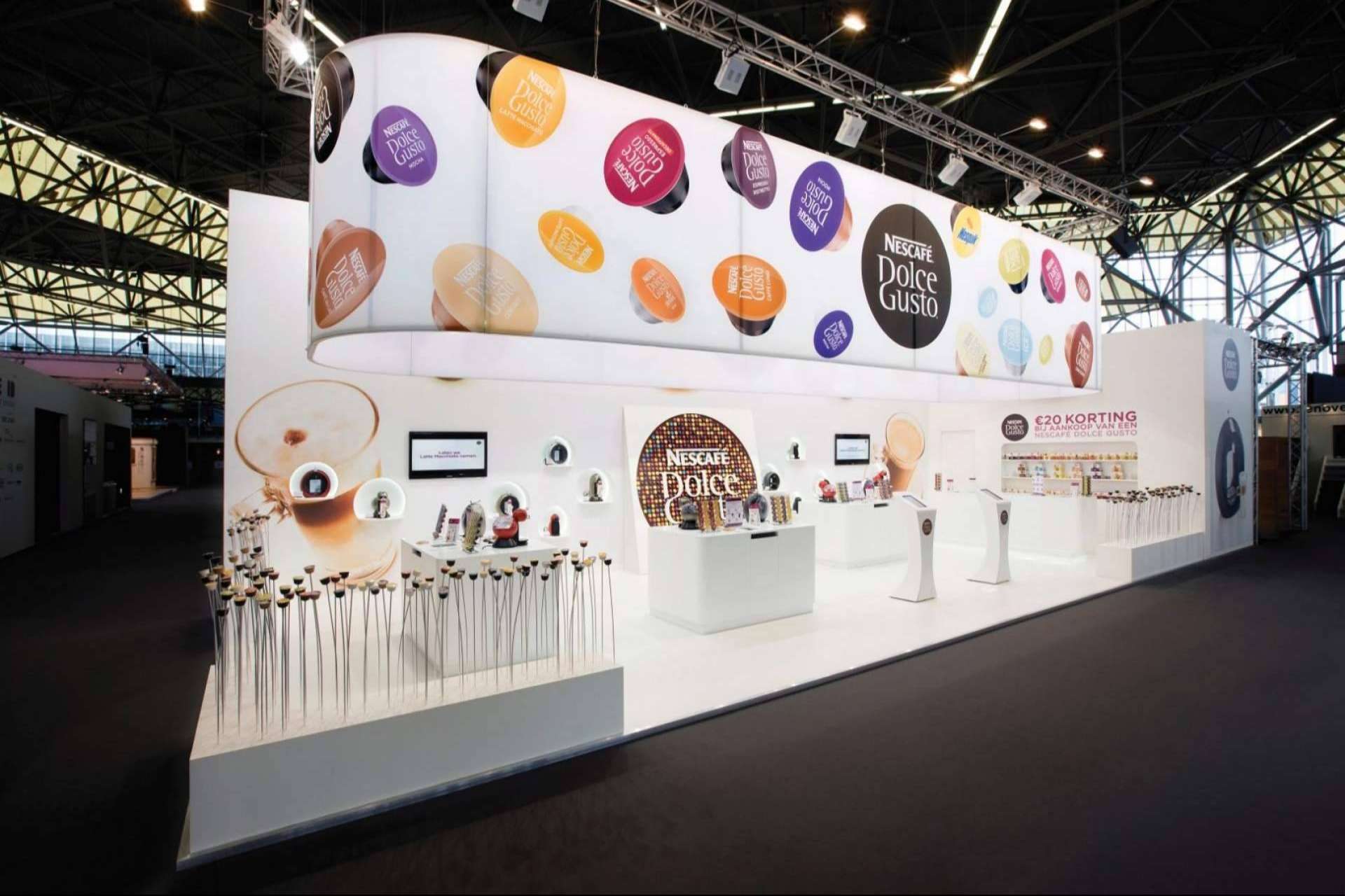 Los stands de diseño Aluvision son reutilizables y sostenibles con el planeta, PVC FREE