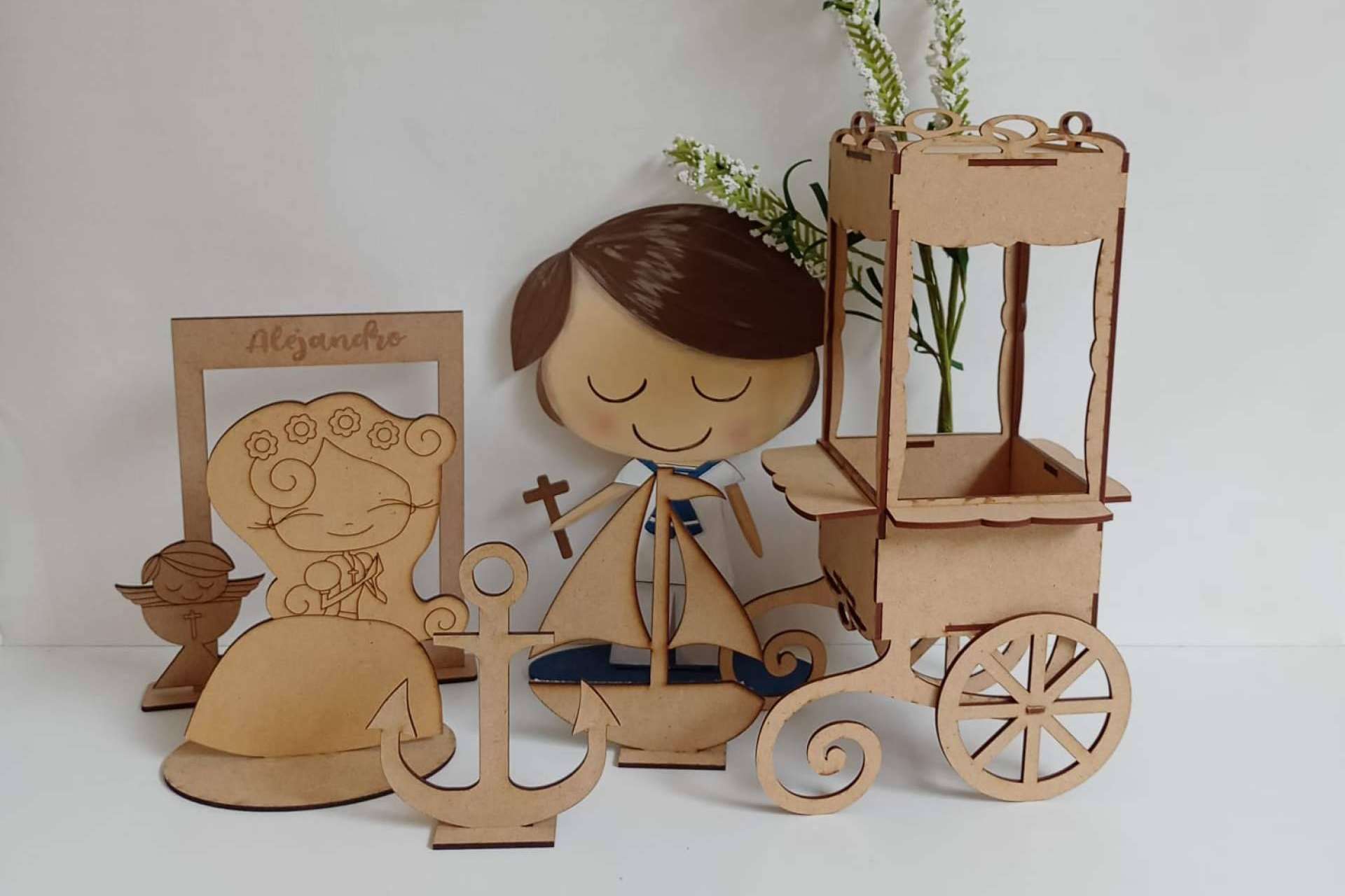 Encontrar productos de decoración para comunión en Parafernalias