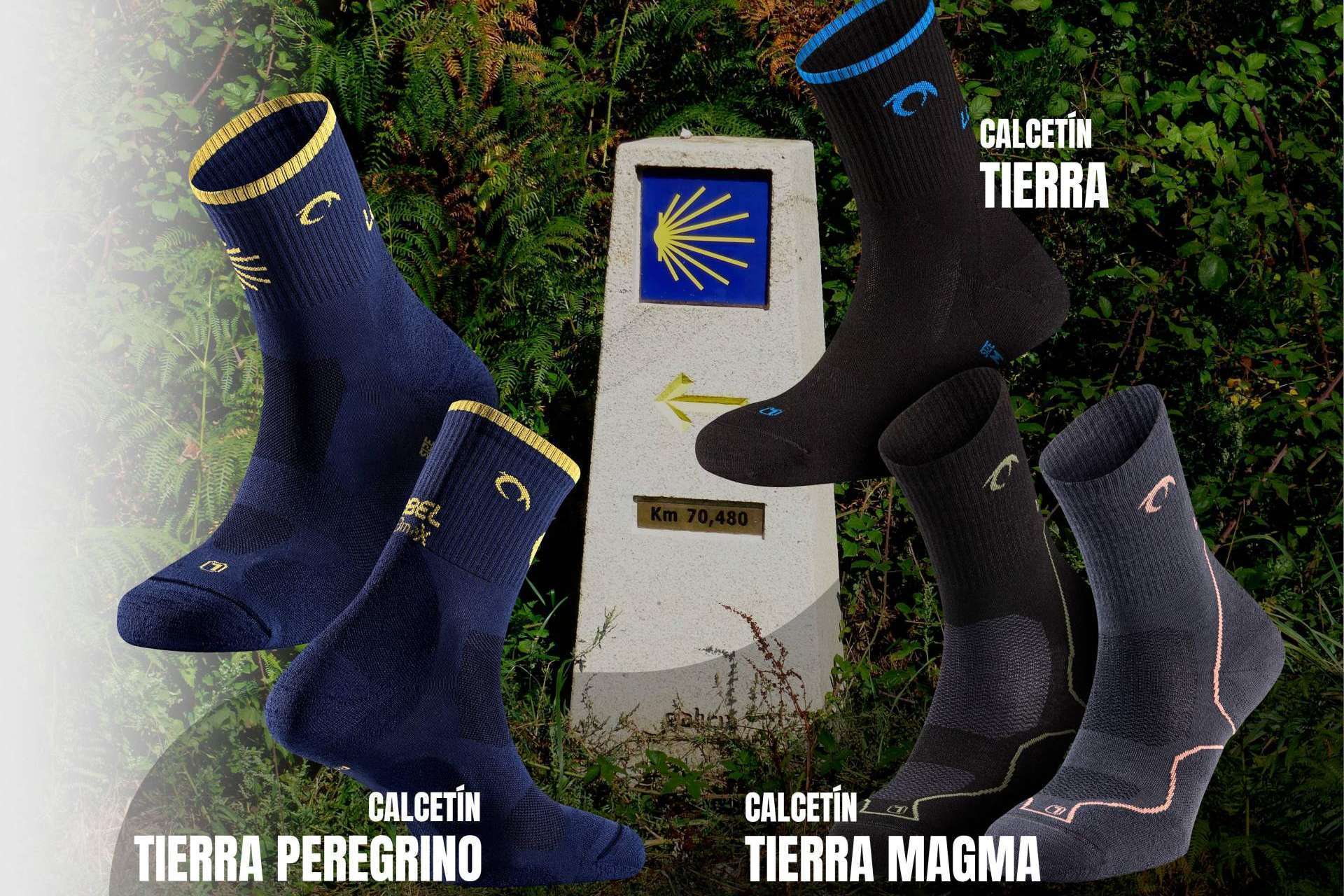 People Sapiens y sus calcetines para el Camino de Santiago
