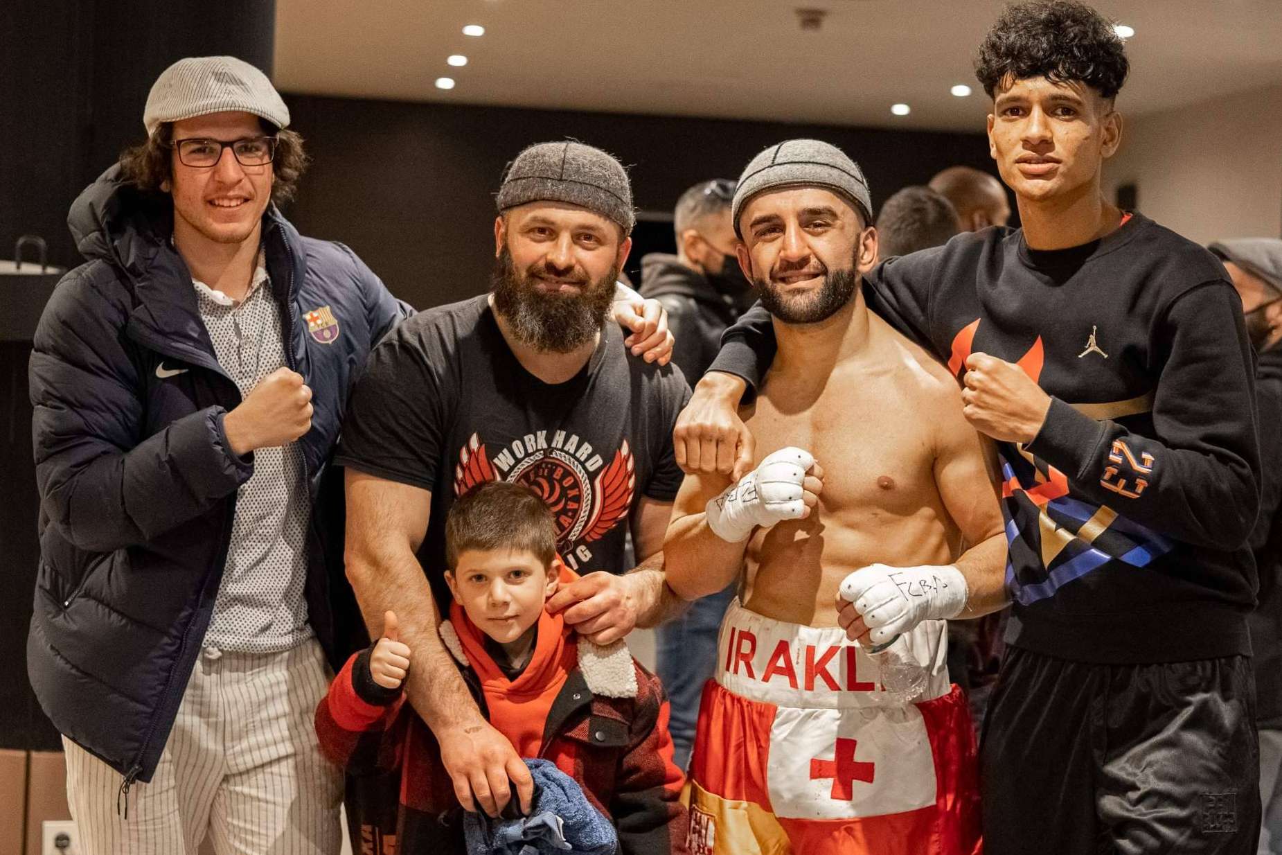 Berdia Liparteliani, entrenador y cofundador del Club Boxa Iberia
