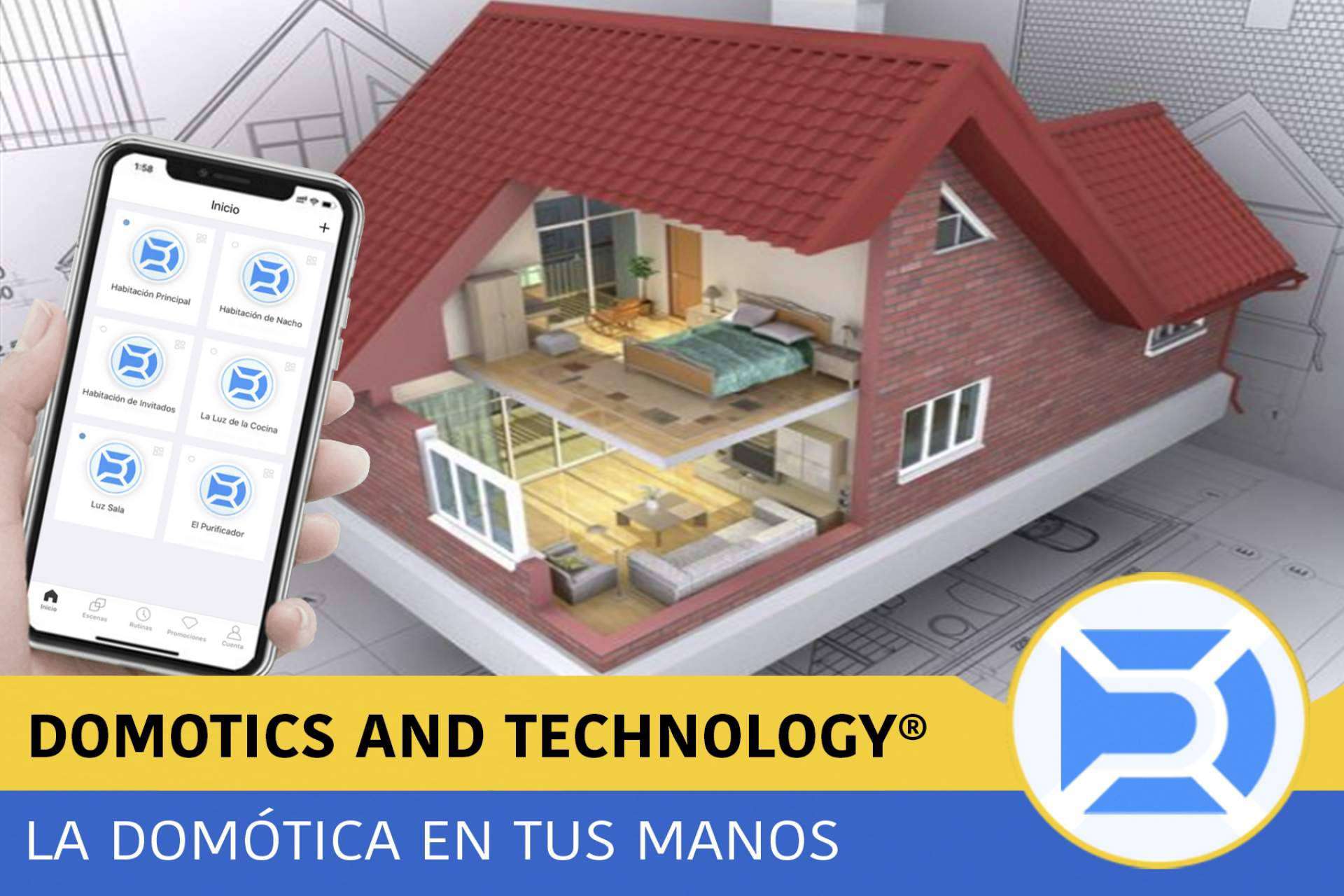 ¿Qué funciones se pueden controlar con la tecnología domótica?, por la empresa Domotics and Technology