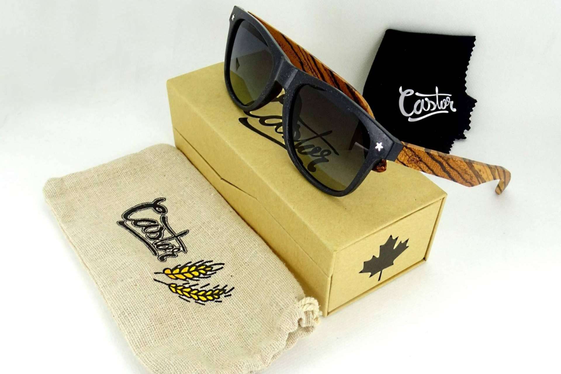 Castor Sunglasses utiliza materiales 100 % biodegradables para la fabricación de sus gafas de sol