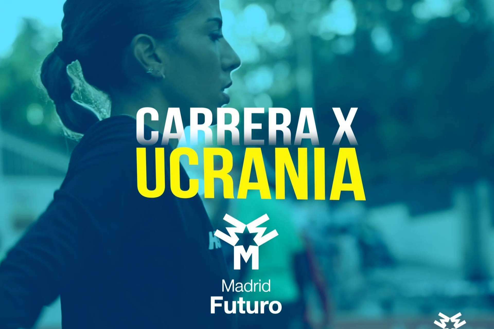 'Madrid Futuro x Ucrania’. La capital de España se tiñe con la bandera ucraniana a lo largo de 5km de marcha por la paz