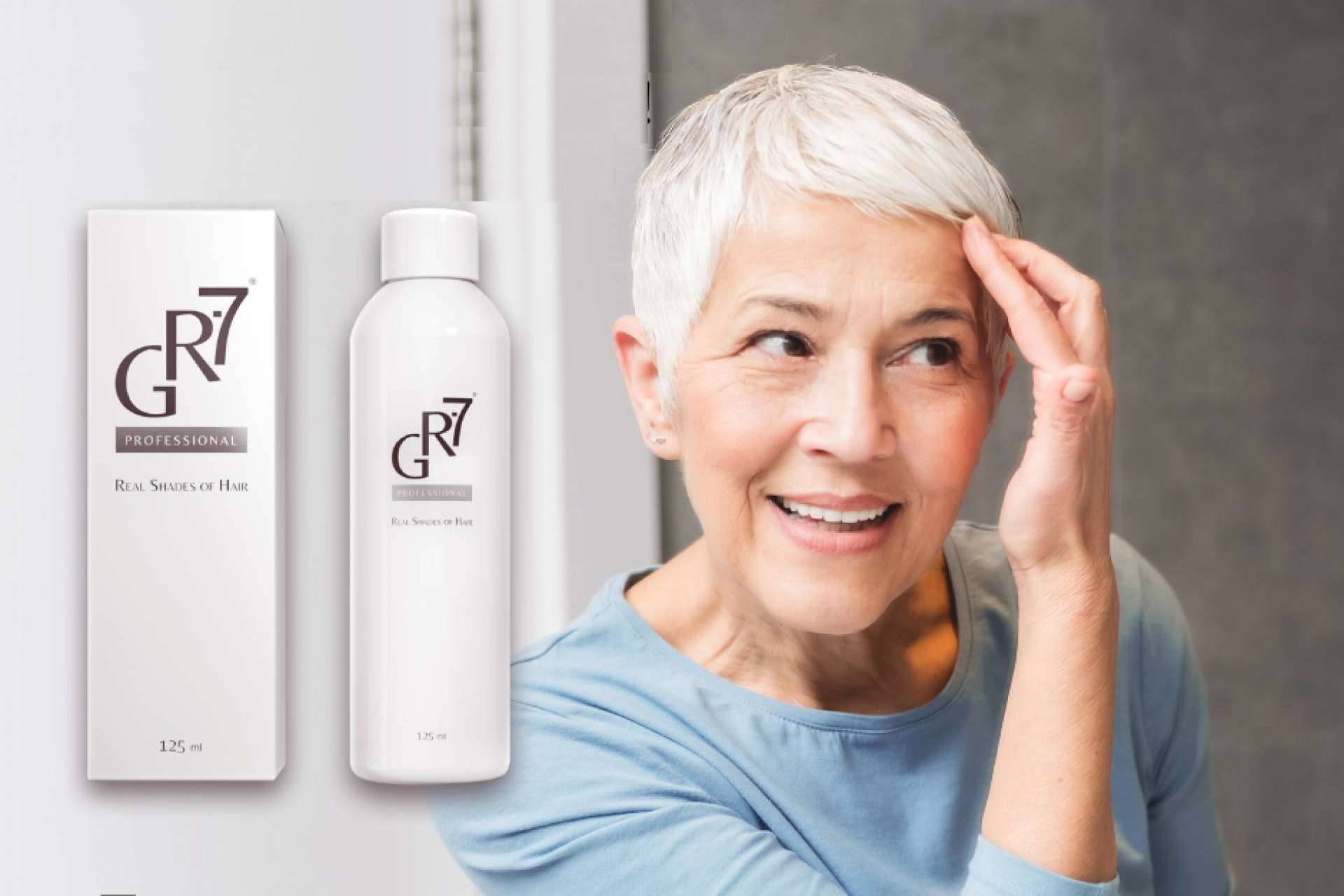 Tapar canas sin tinte gracias a GR-7 Professional, una loción que no sensibiliza y no tiene efectos secundarios