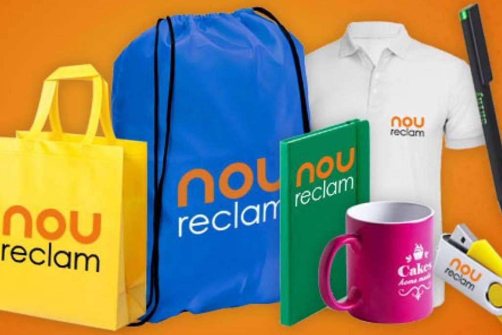 NouReclam, empresa de regalos publicitarios personalizados con el logo para publicidad