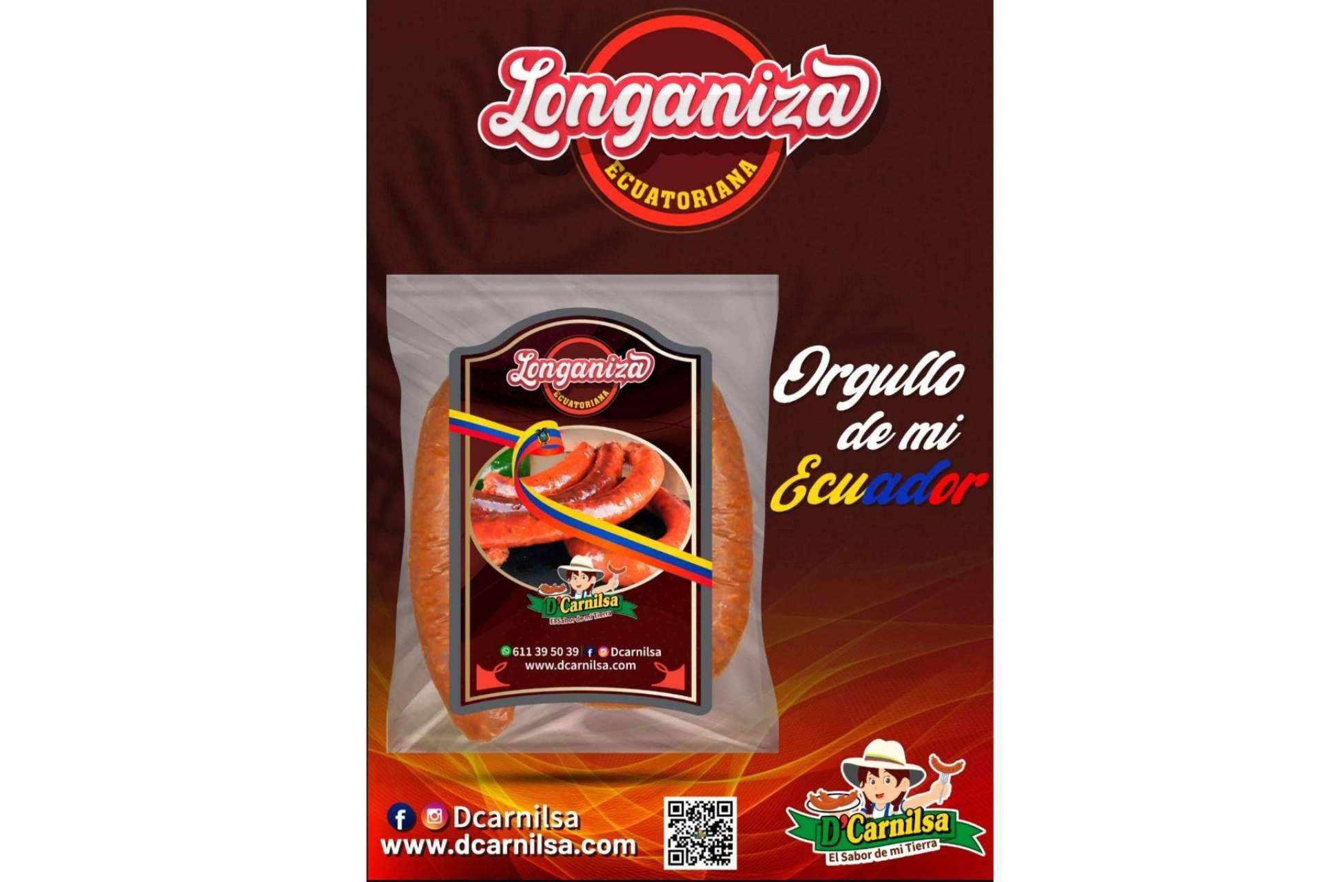 Longaniza ecuatoriana desde España para toda Europa con D’Carnilsa