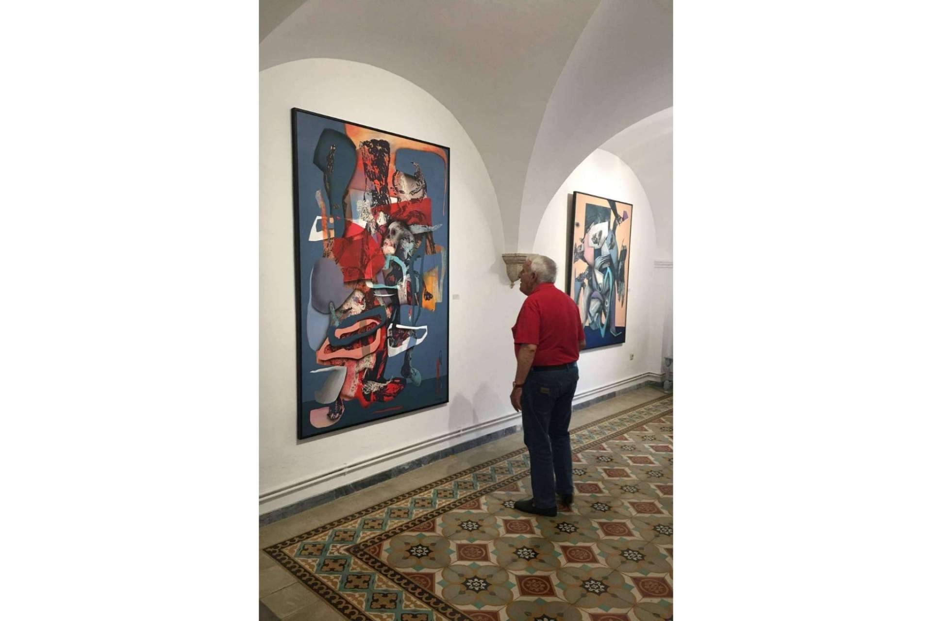 Carlos Muñoz-Vargas expone su obra en la Fundación Museo VanderLinde en Montánchez (Cáceres)