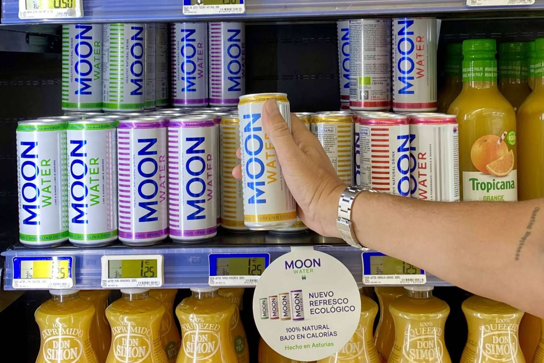 Los refrescos saludables MoonWater revolucionan el mercado