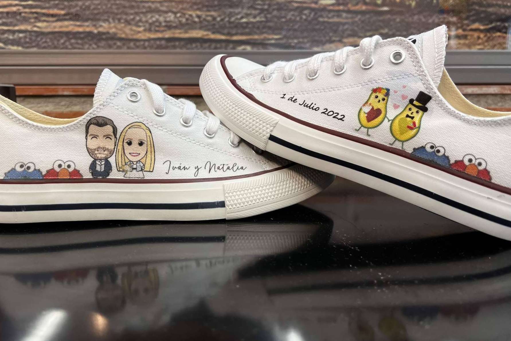 Zapatillas personalizadas para dar a cualquier look un toque único, de la mano de AMM Aerografía