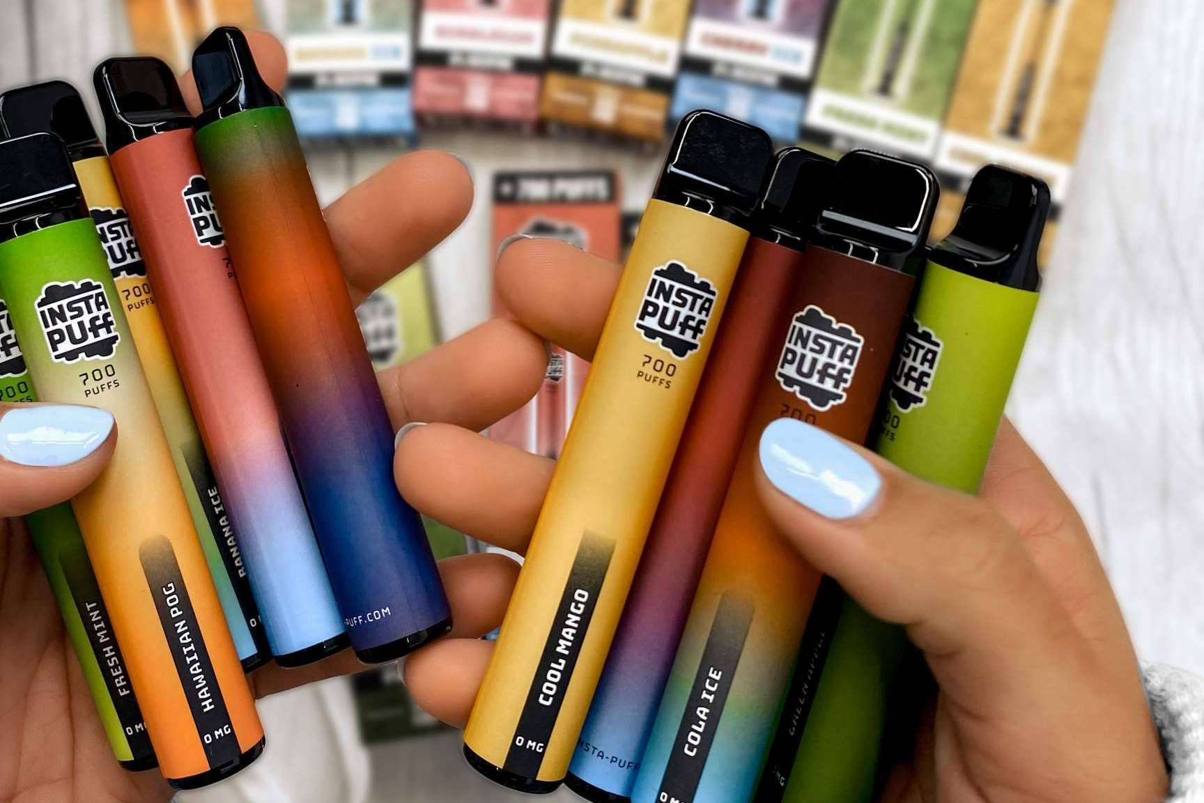 ¿Qué productos ofrece la marca Insta Puff en España?