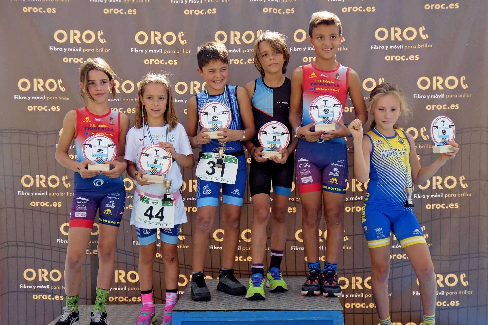 El patrocinador del V Duatlón Cros de Menores Santa Olalla del Cala que inaugura la IV Copa de Andalucía de Duatlón Cros de Menores, OROC