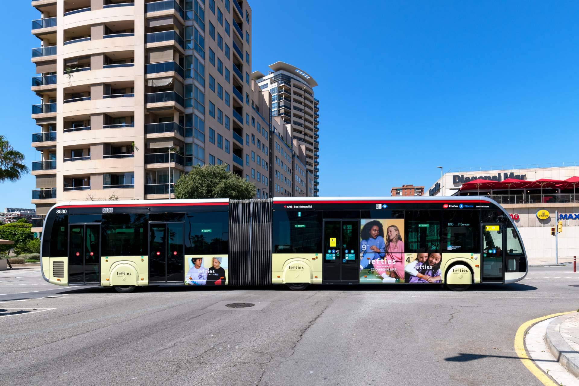 Campañas sostenibles en los buses integrales de Barcelona con Promedios