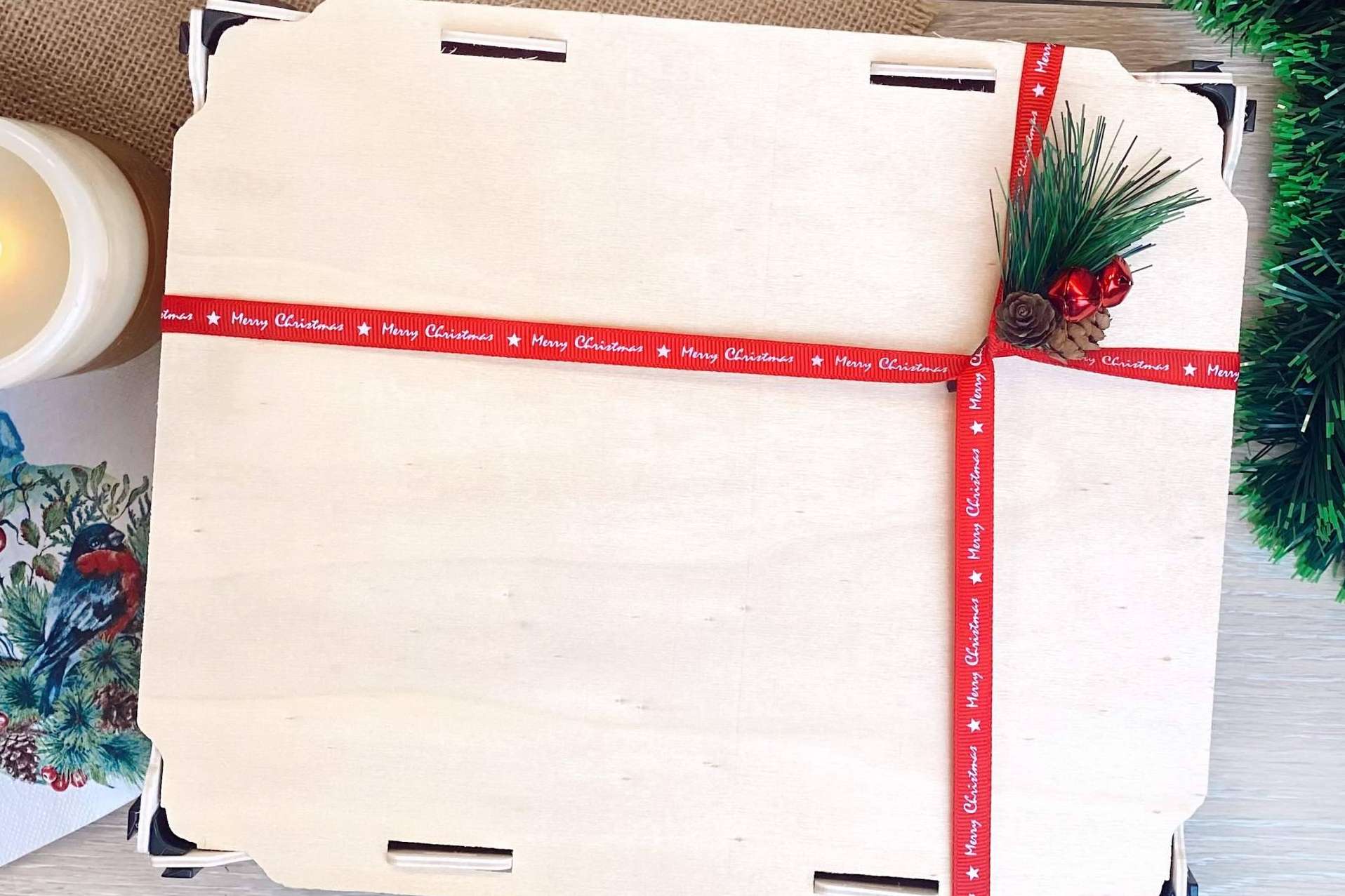 Las cajas de madera personalizadas de Sincla, ideales para las cestas de Navidad