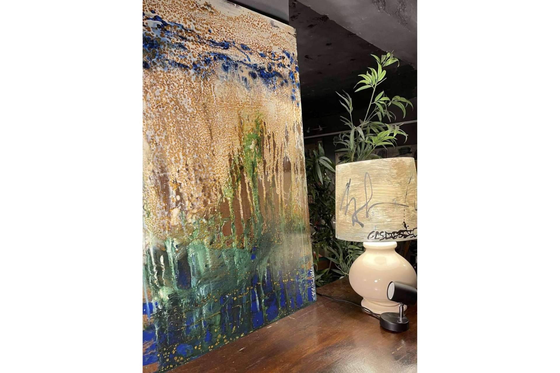 En qué consiste el arte abstracto de flores de Cristina Casadevall