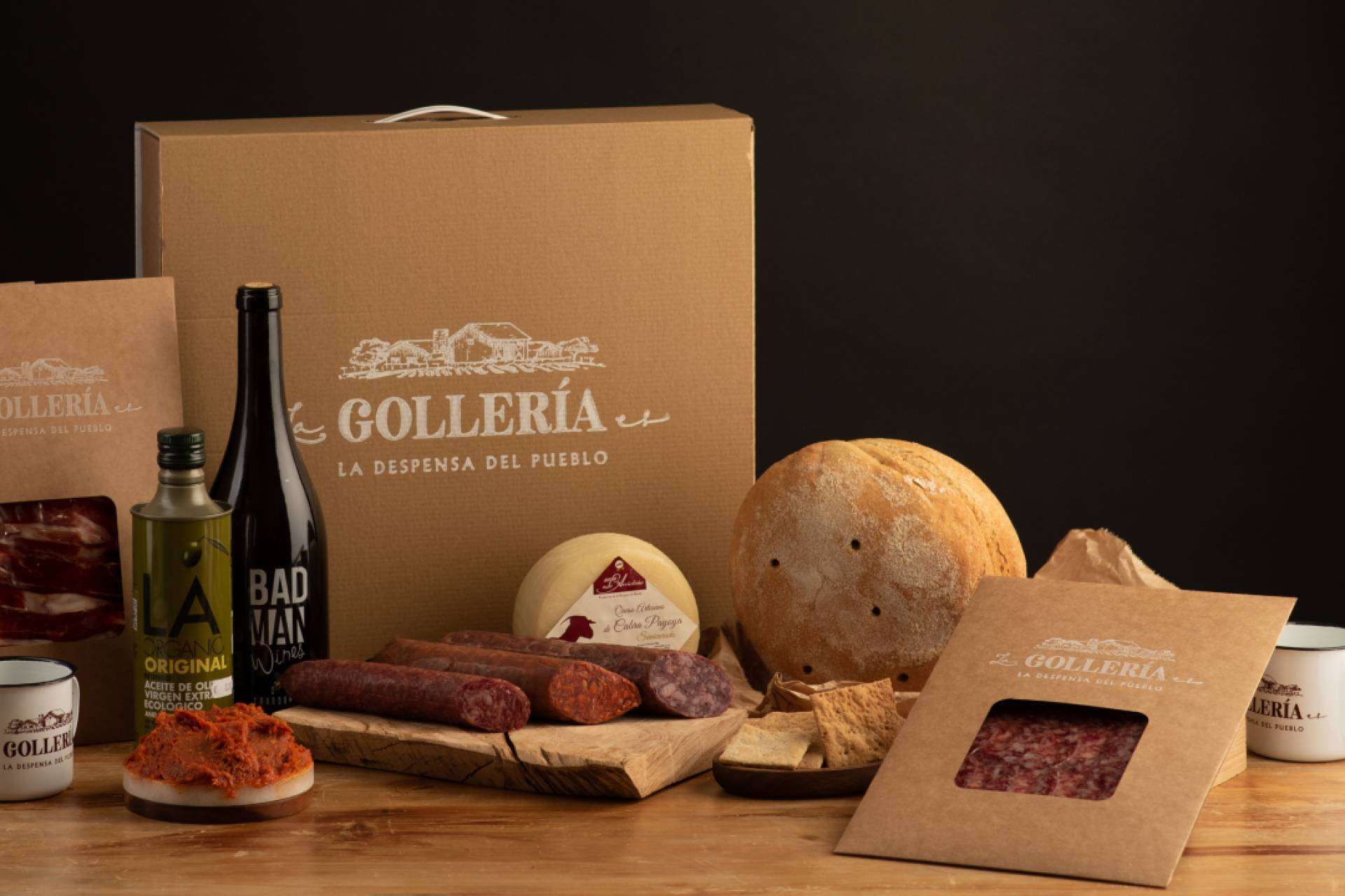 La Gollería prepara cestas de Navidad con productos artesanos de la Serranía de Ronda