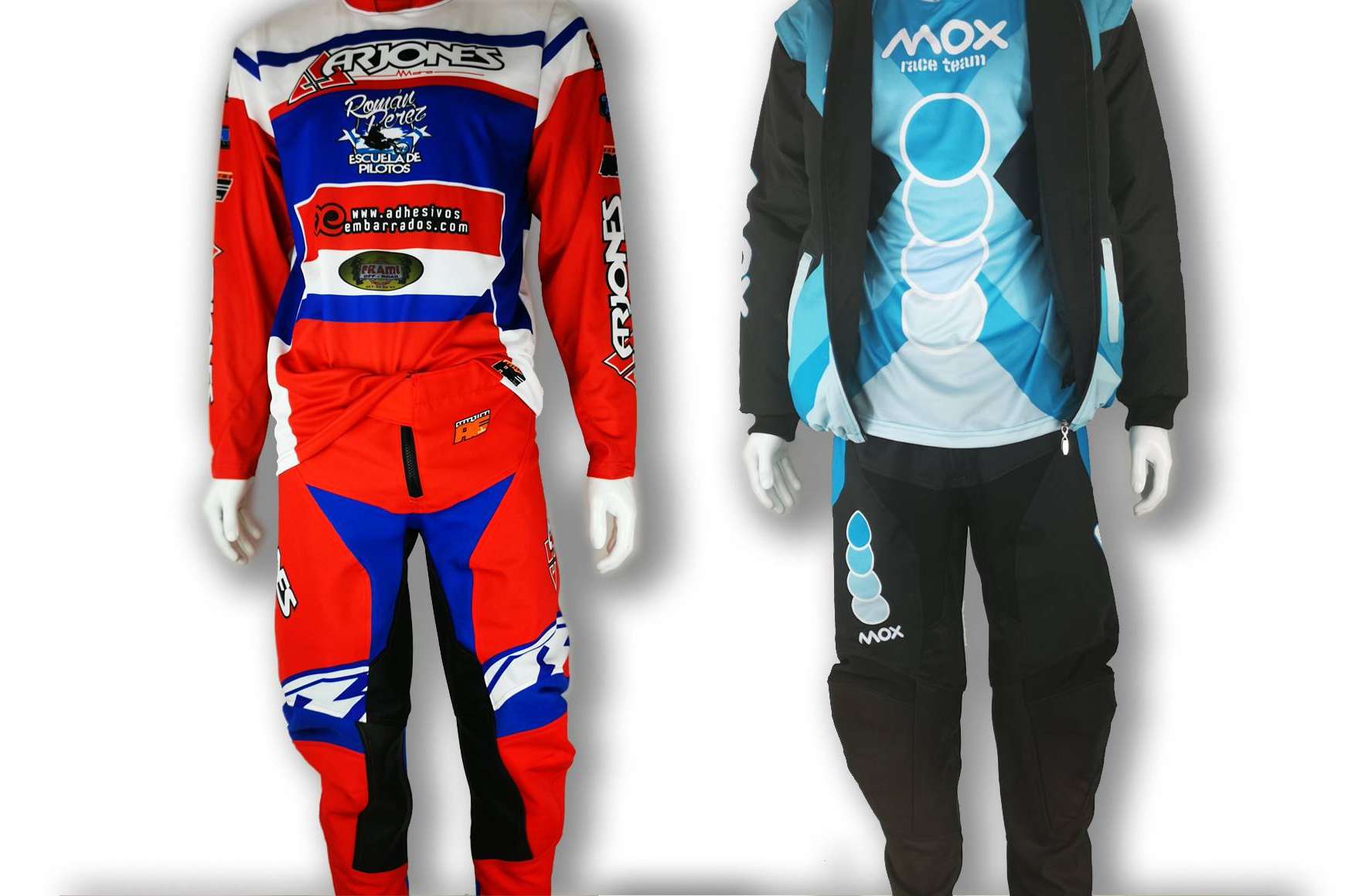Equipaciones para moto offroad personalizadas de la mano de ADHESIVOSEMBARRADOS