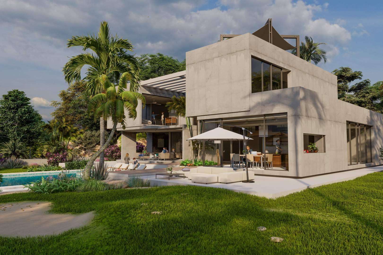 La nueva tendencia para 2023 de casas con piscina y jardín, con la firma inmobiliaria Cano & Pujol