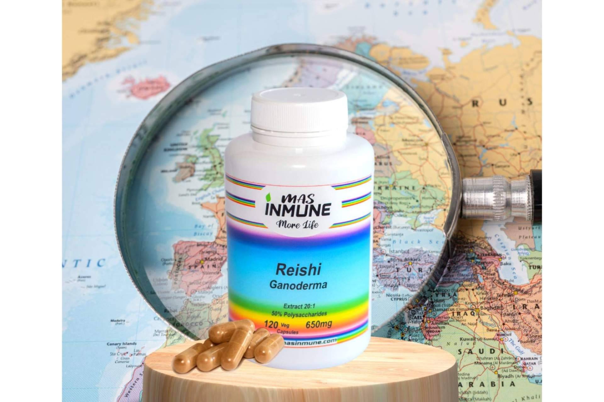 La firma Masinmune produce uno de los mejores Reishi Ganoderma de Europa