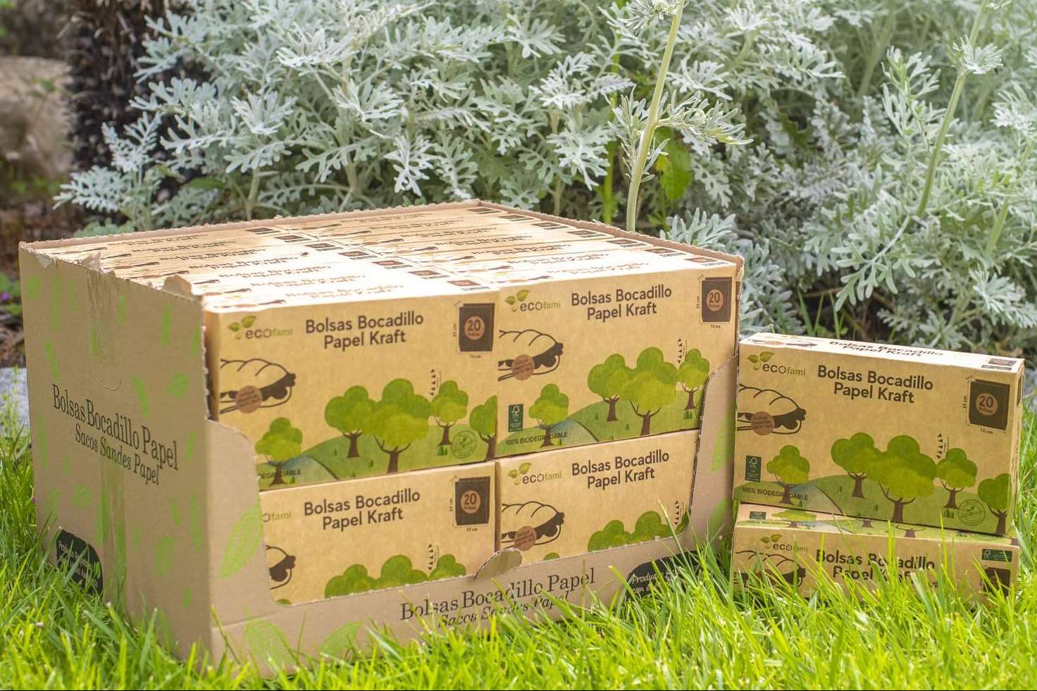 Respetar el medio ambiente con las bolsas y envases compostables de Ecofami