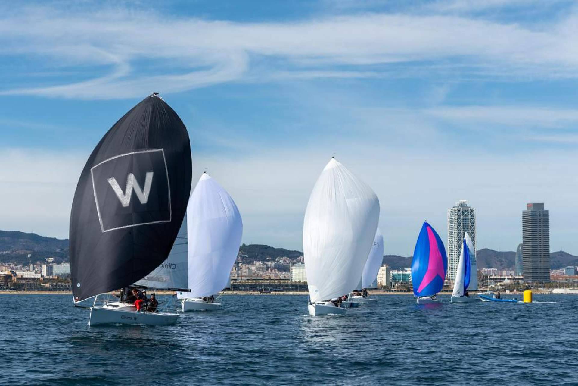 Barcelona Winter Series de J70, 'Clínicas W Sailing Team' gana el último acto