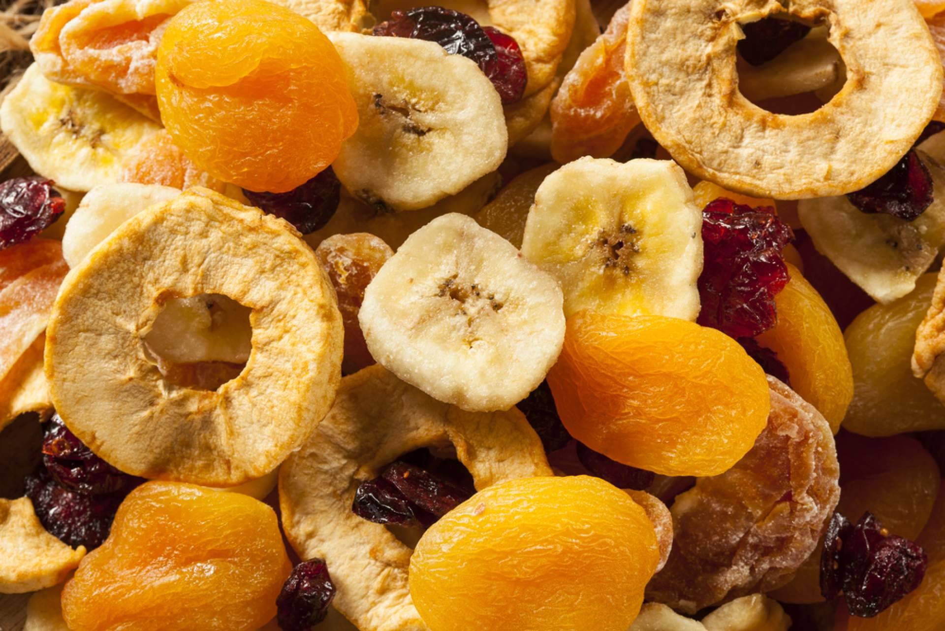 El consumo de fruta deshidratada para mantener una alimentación saludable