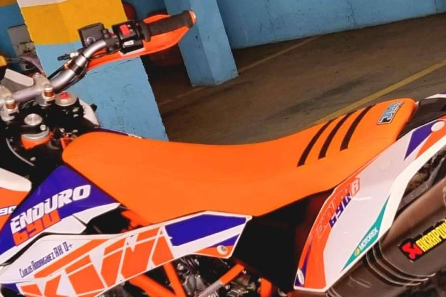 Funda de asiento KTM de la mano de JM Fundas