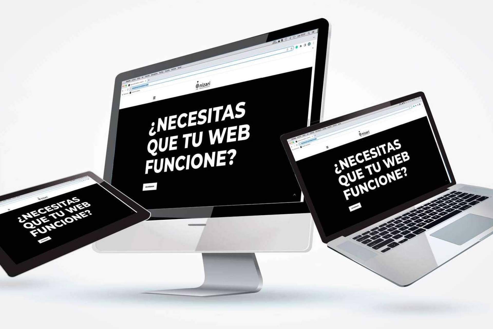 Estudio Nizari ofrece servicios de diseño web para profesionales y empresa
