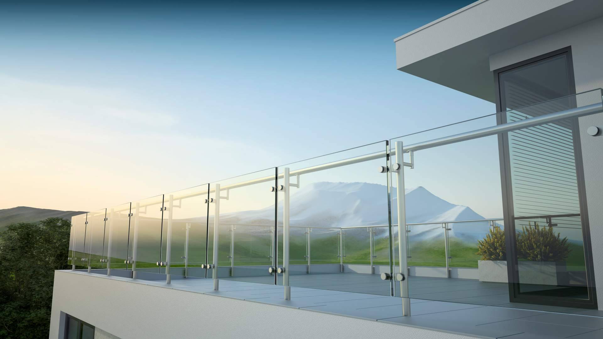 ¿Por qué decorar la terraza con barandillas de cristal? Kurten Glass