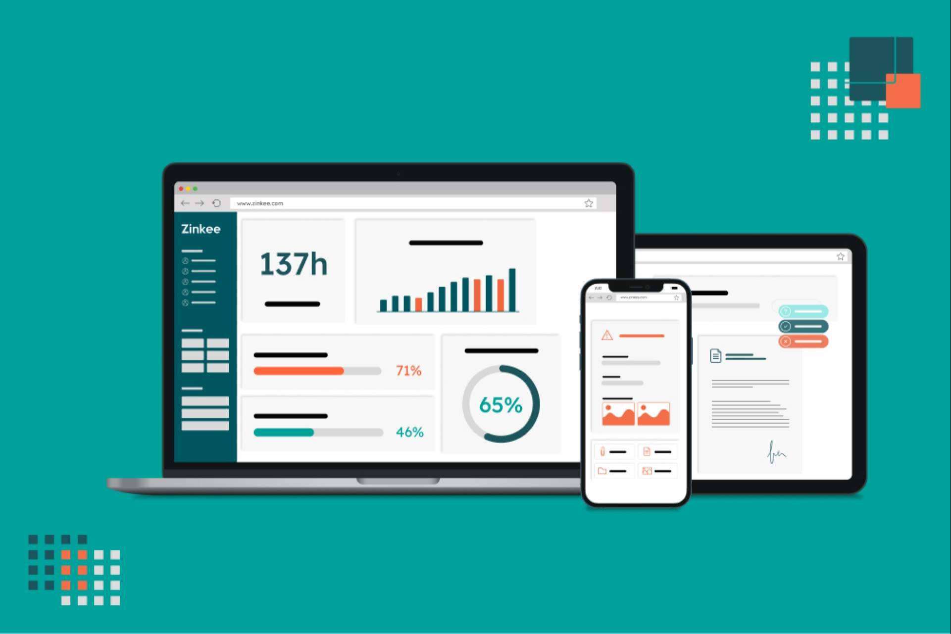 Zinkee es un software de gestión para pequeñas y medianas empresas que facilita la gestión de procesos