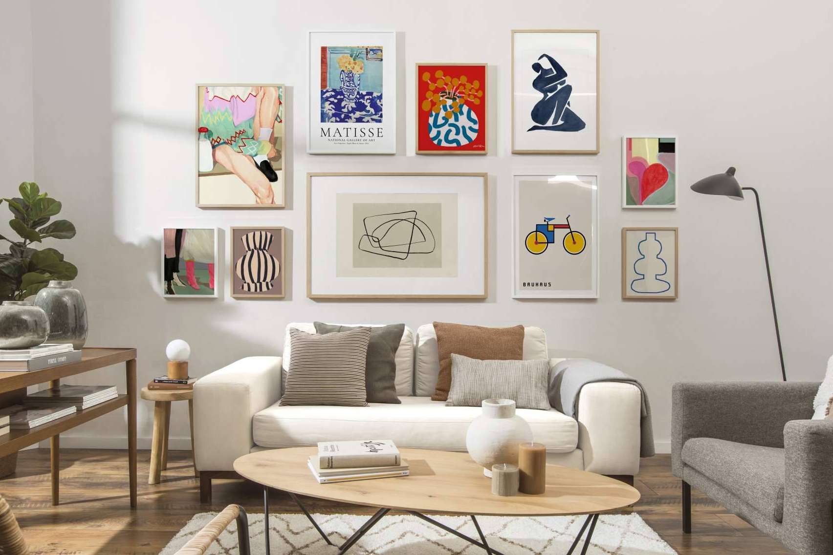 Los cuadros y láminas que están teniendo éxito en interiorismo