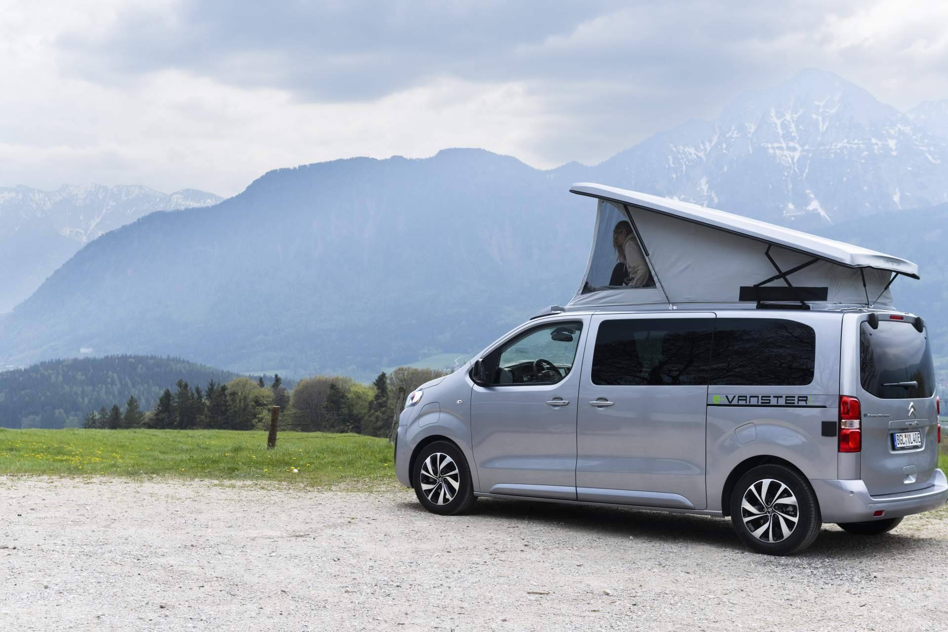 E-Vanster, la furgoneta camper de Pössl 100% eléctrica