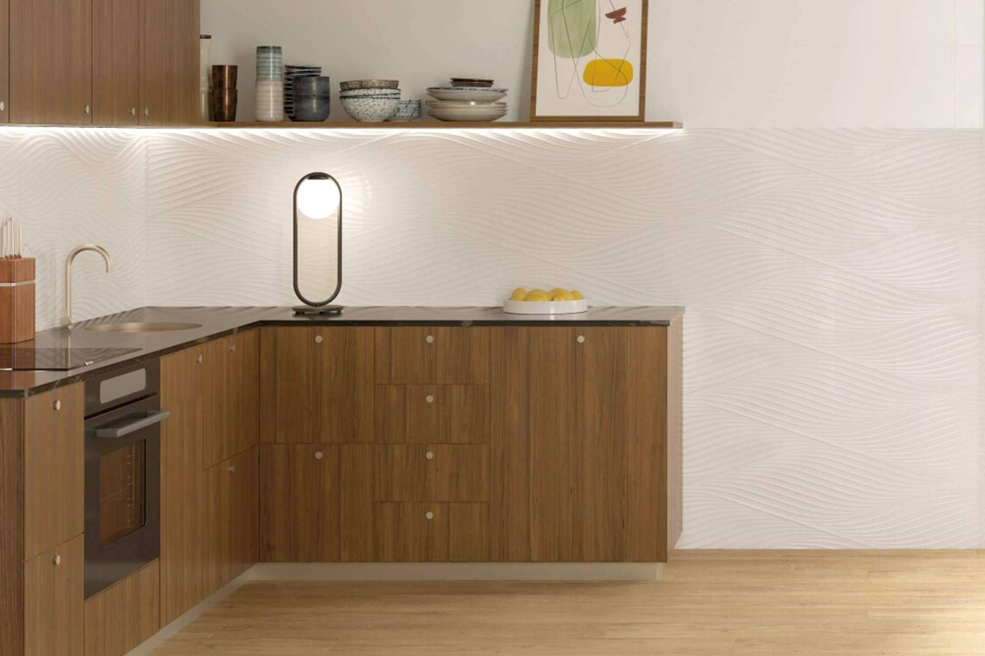 Una de las grandes tendencias en el mundo del interiorismo son los azulejos blancos para la cocina