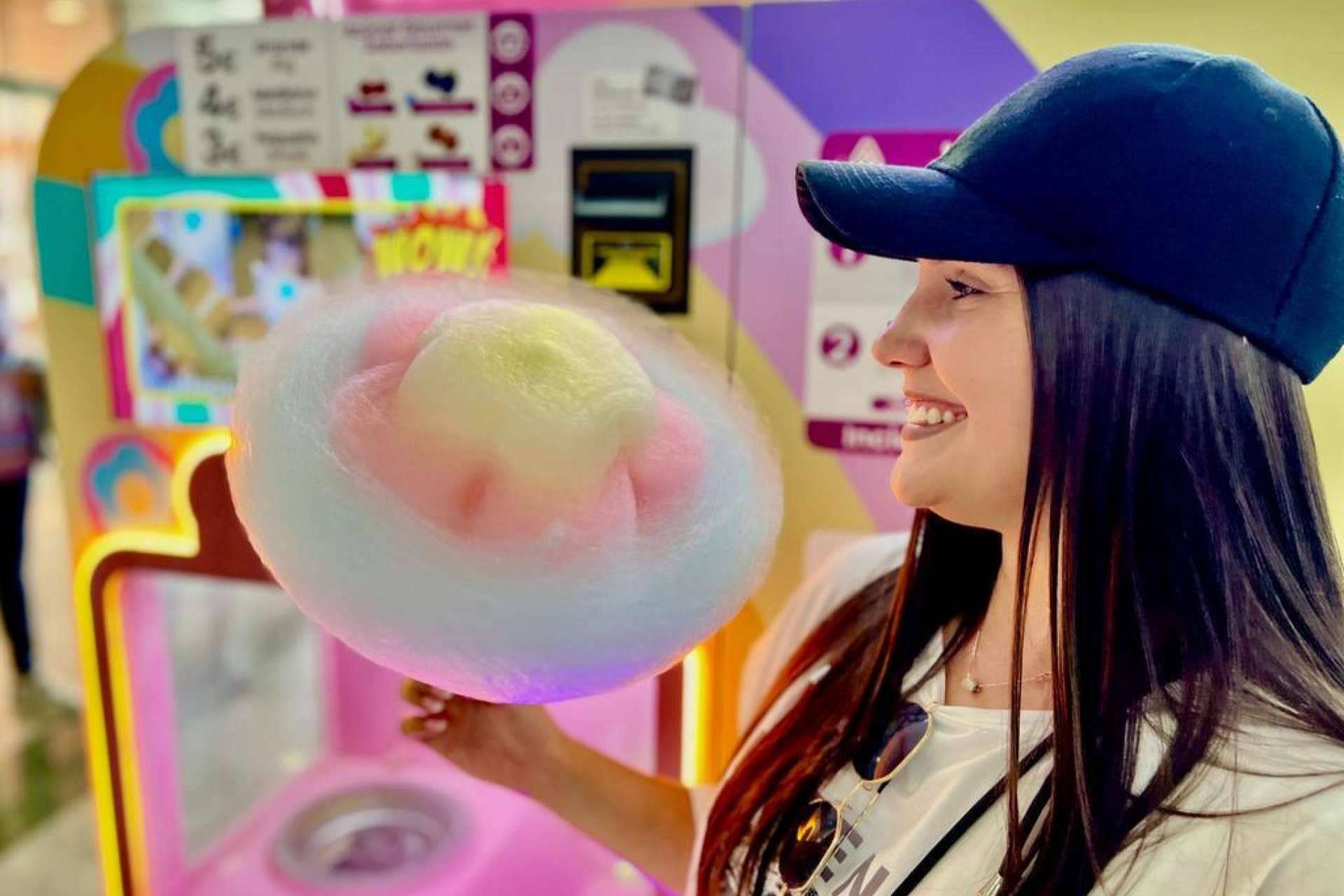 Las máquinas de algodón de azúcar robóticas como modelo de negocio de Cotton Sugar