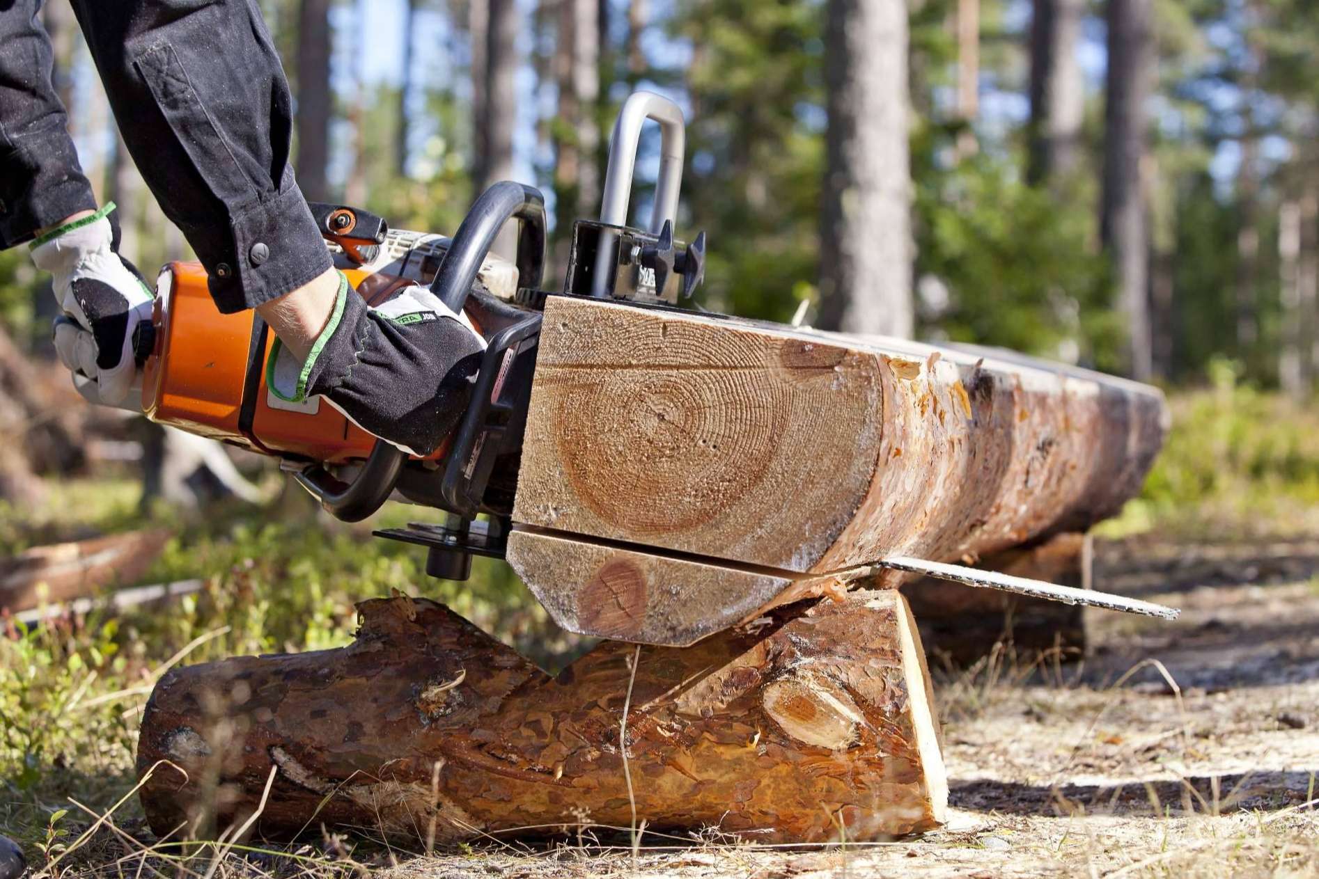 Aserraderos portátiles para motosierra, con Timber Tools