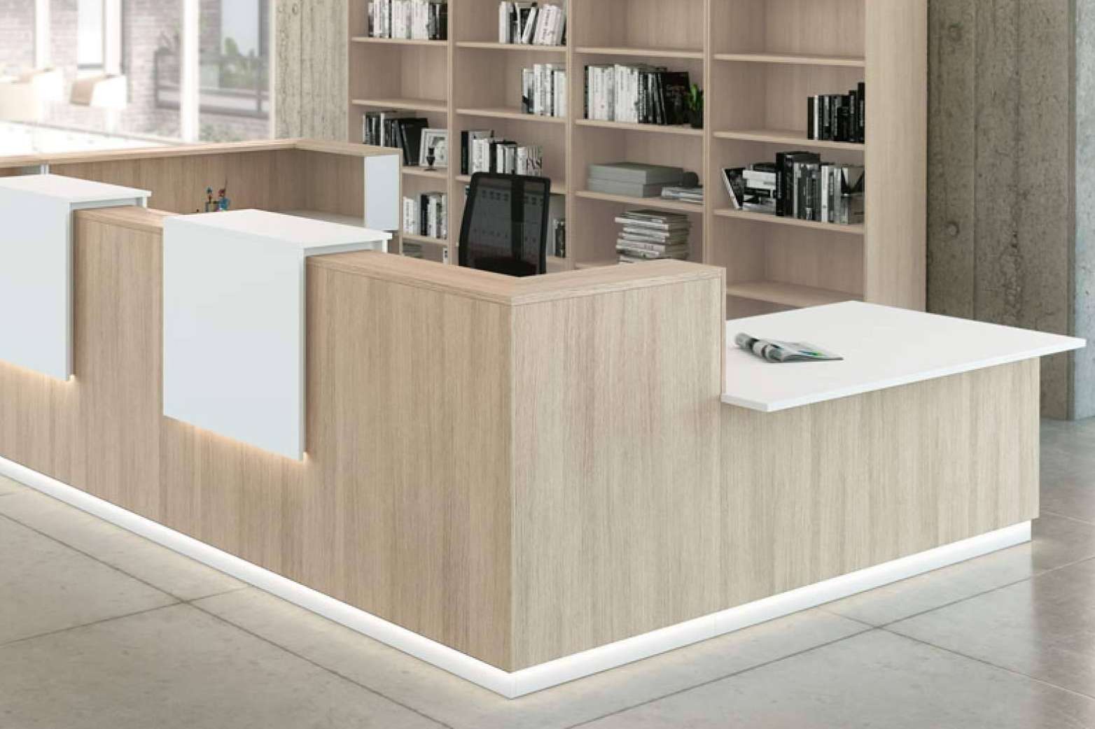 La diversidad de muebles de recepción en el catálogo de OfficeDeco