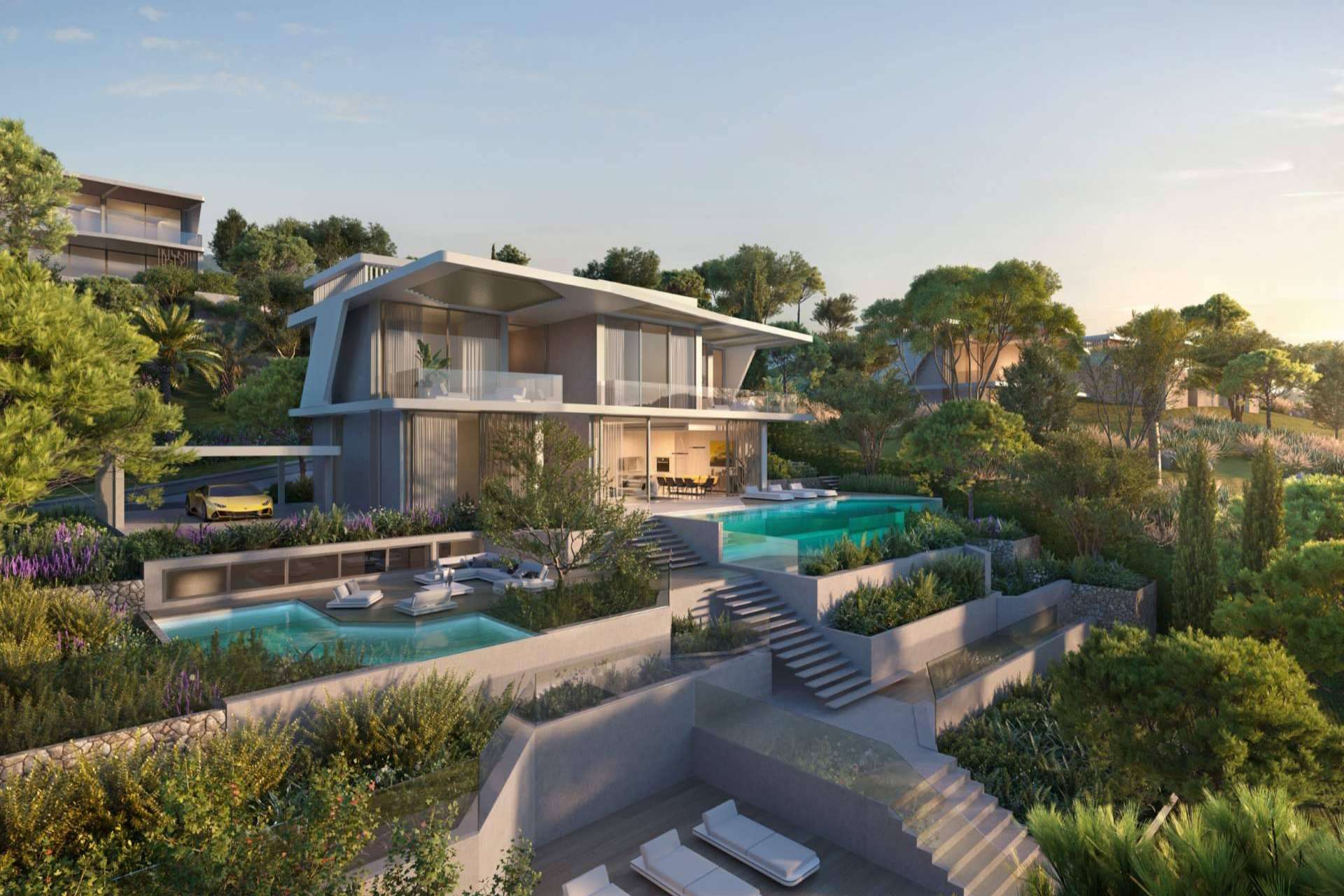 La villa de lujo Tierra Viva está inspirada en Lamborghini, con Zeuthen & Company