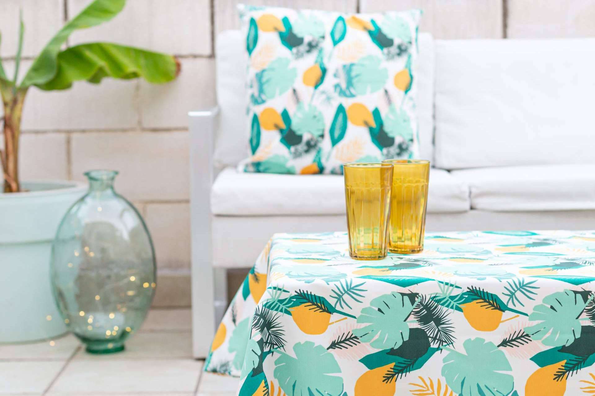 Manteles textiles para verano con Sokios