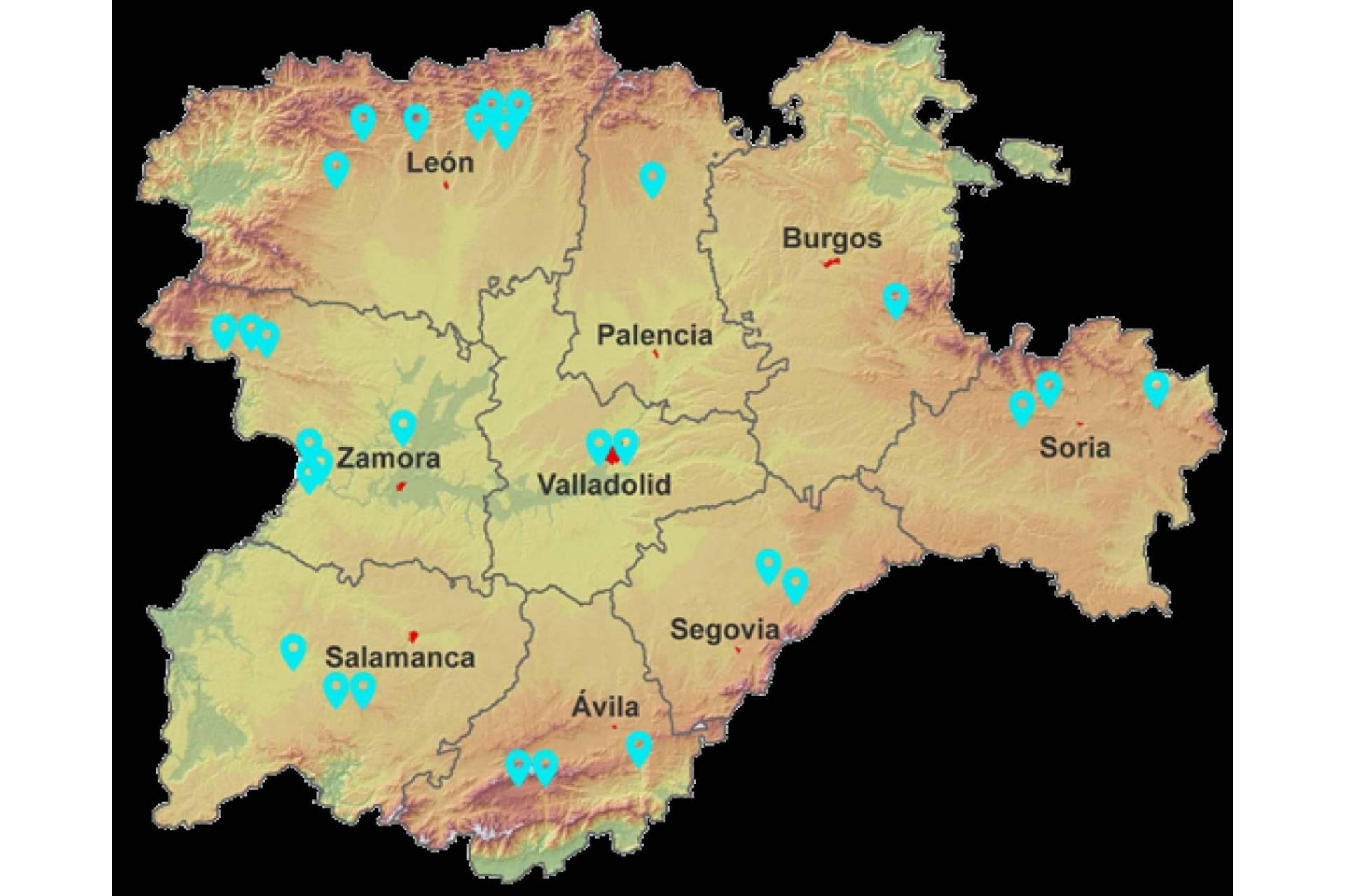 28 estaciones de carga en Castilla y León, por Etecnic