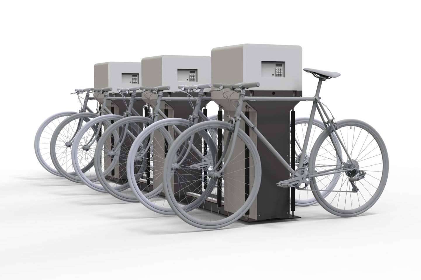 YUP ofrece un innovador aparcamiento para bicicletas