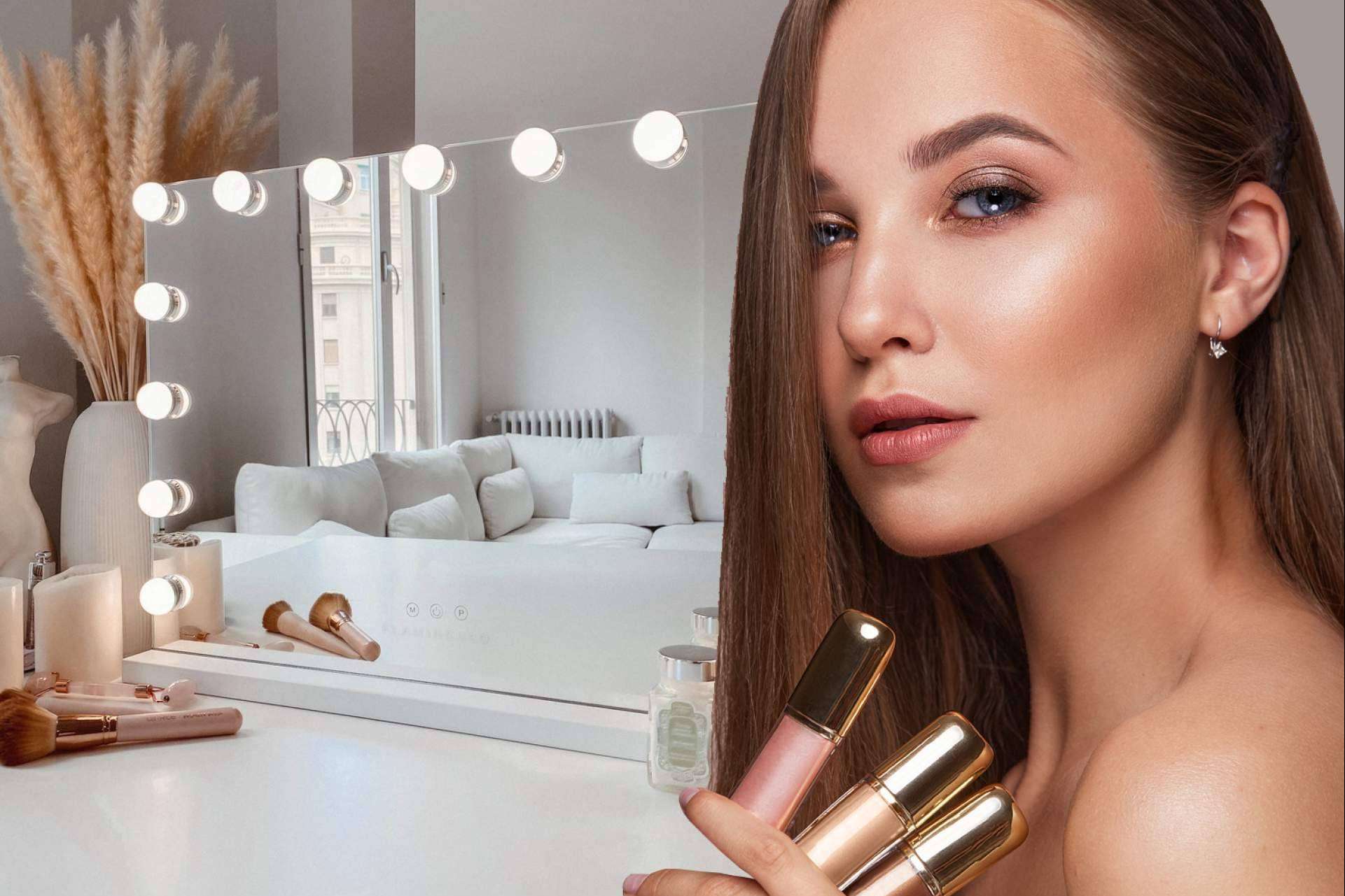 Excelentes valoraciones y buen precio en el espejo con luz de maquillaje de la marca Flamingueo, de la mano de zerca!