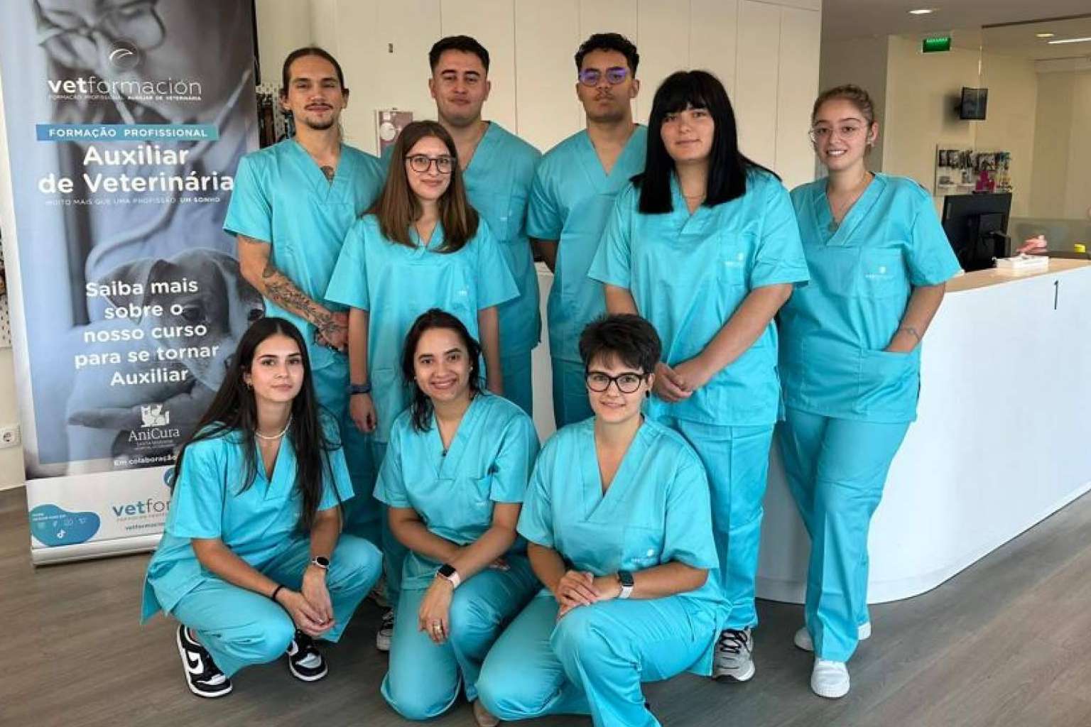 Vetformación cuenta con dos centros de formación presencial nuevos de auxiliar de veterinaria y cursos semi-presenciales en todo Portugal