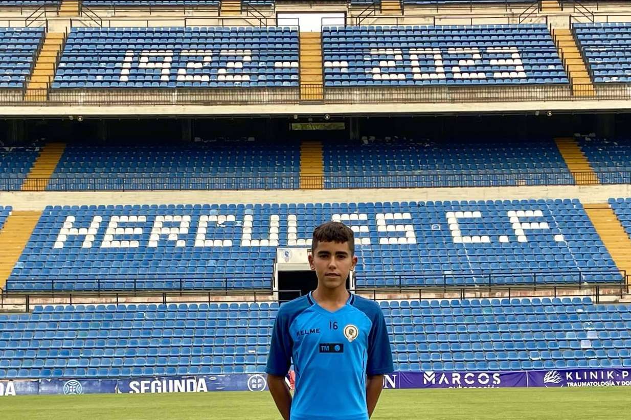 Roi López, la promesa del fútbol de 14 años